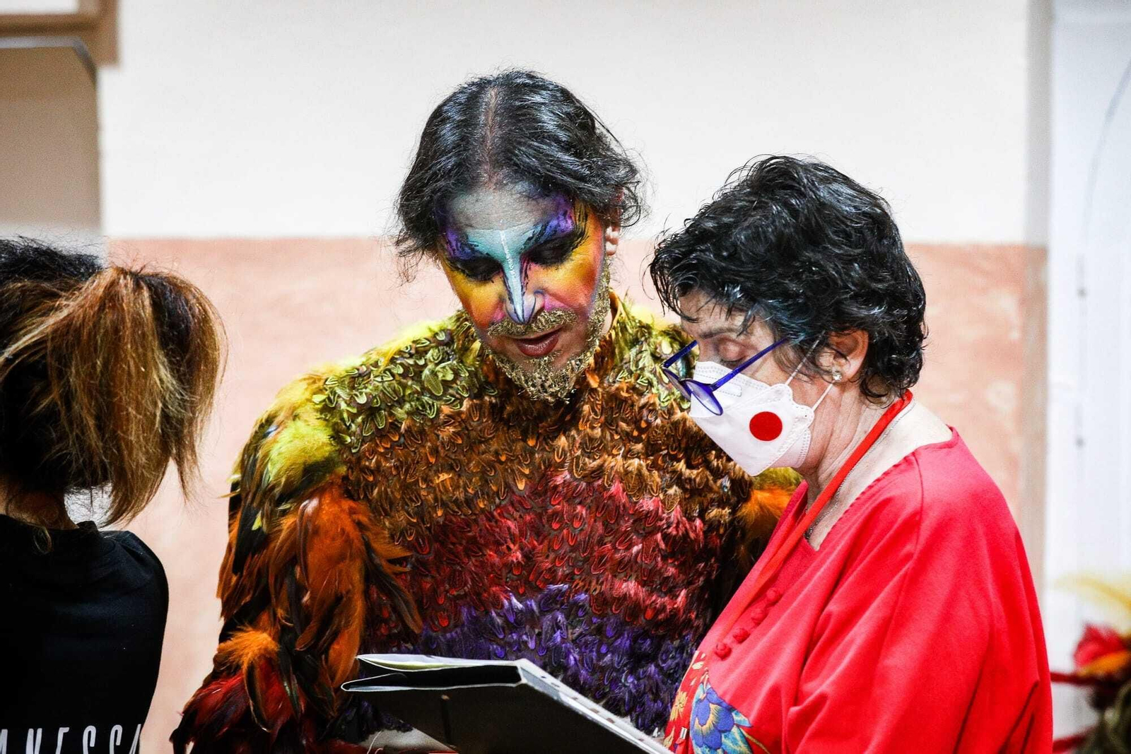 Ambiente en camerinos