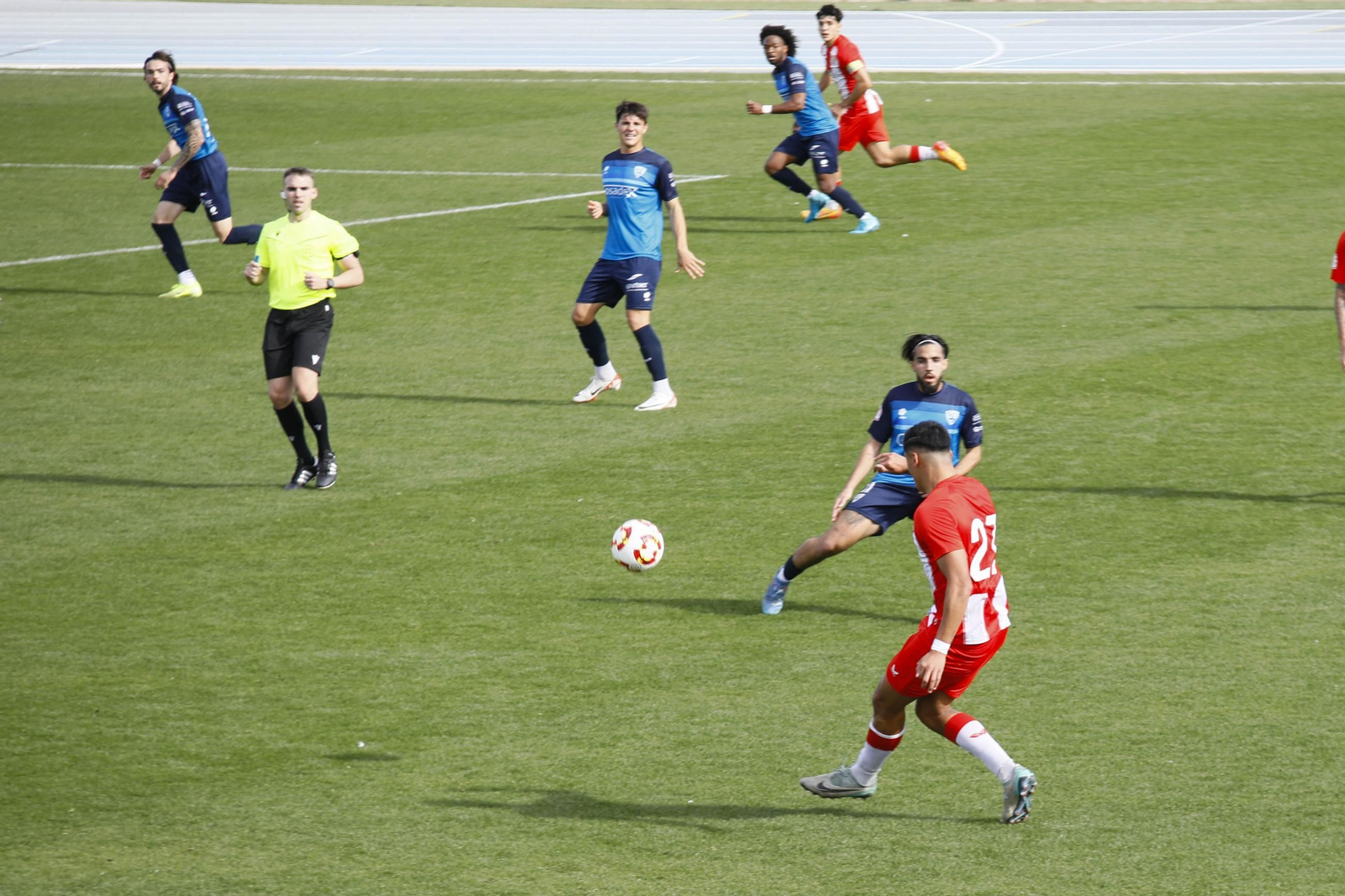 Imágenes del partido entre Almeria B contra Villanovense de segunda RFEF