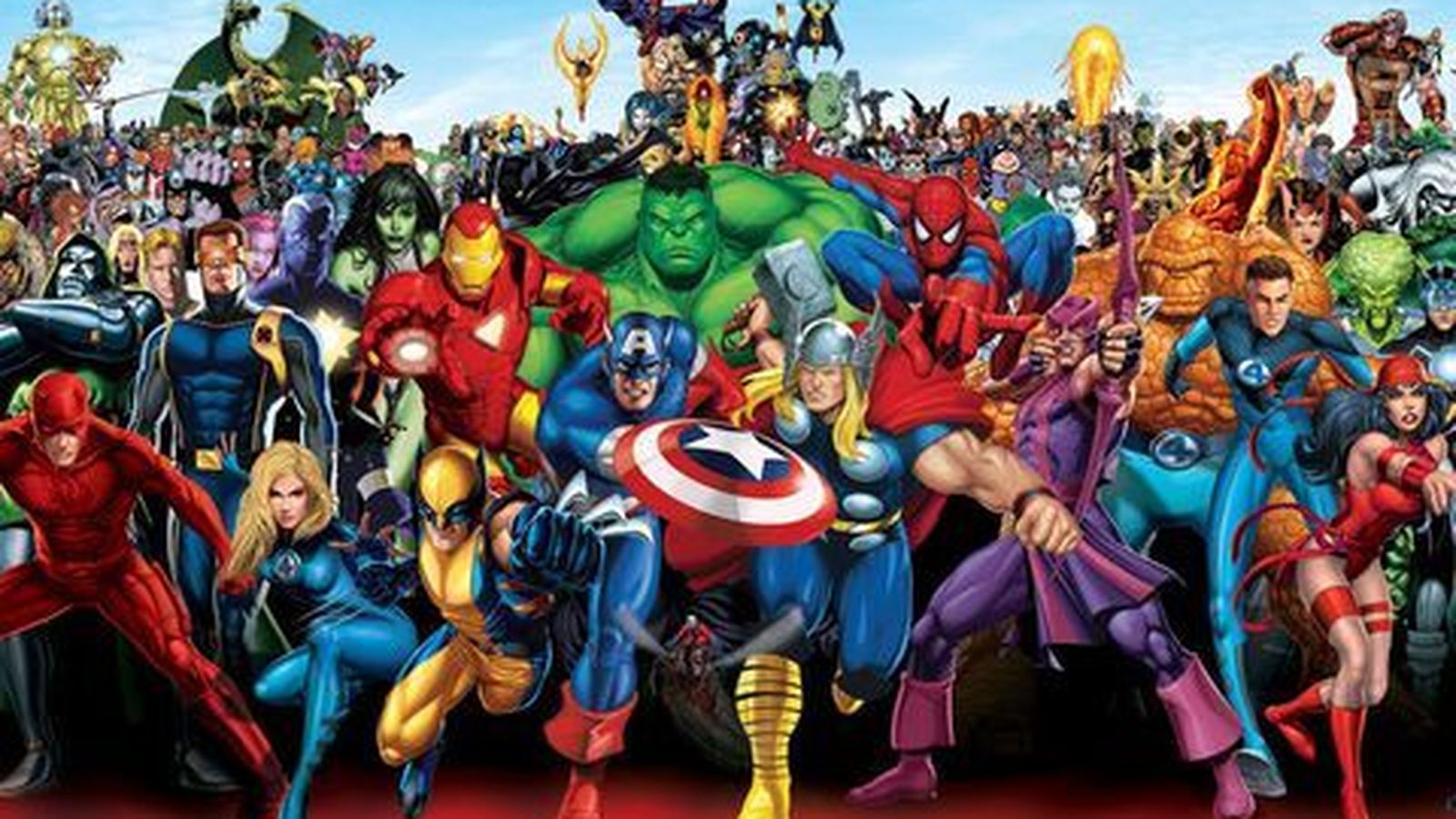 Los principales superhéroes de Marvel