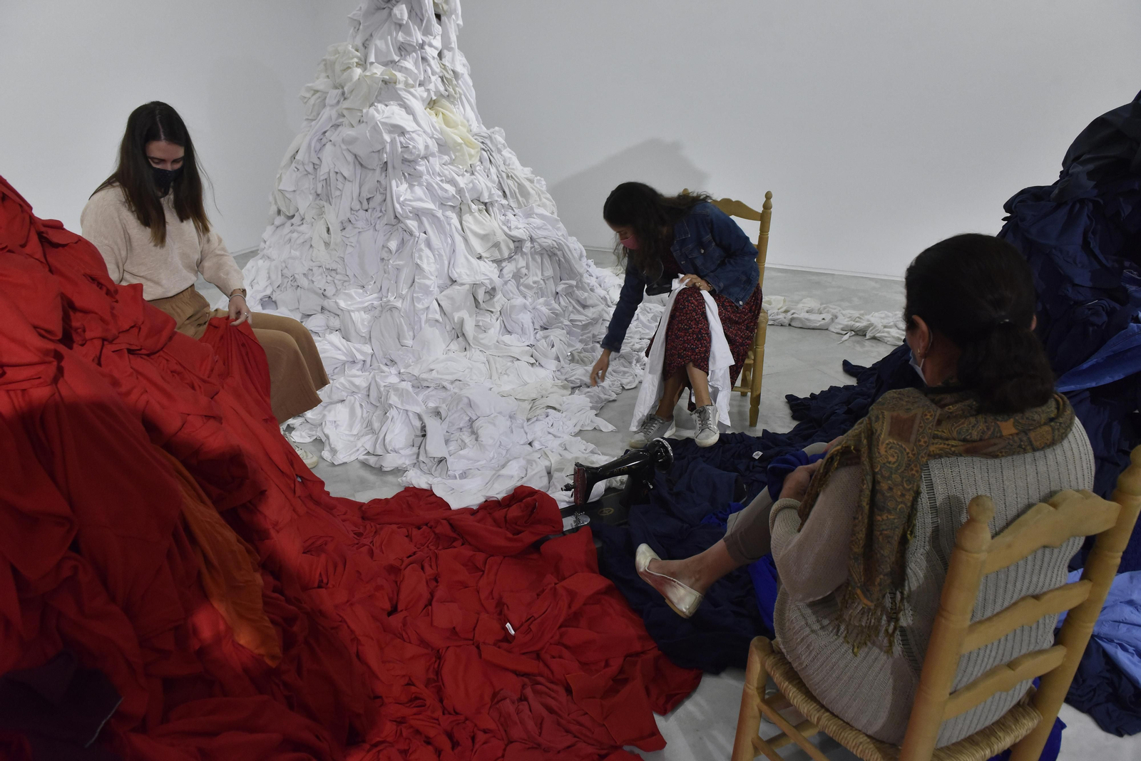 Exposición 'Suzanne Lacy. Asociaciones inevitables', en el CAAC.