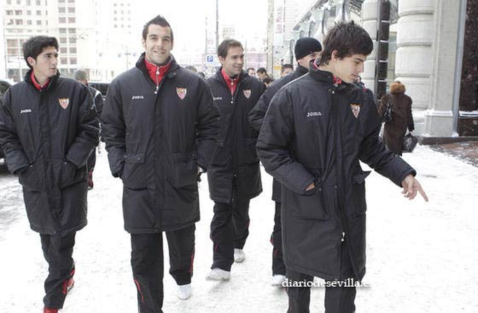 El frío será otro enemigo a batir por el Sevilla.

Foto: Antonio Pizarro