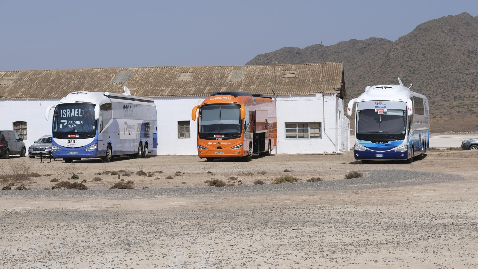 Imágenes de la etapa de la Vuelta a España con llegada en Cabo de Gata, Almería