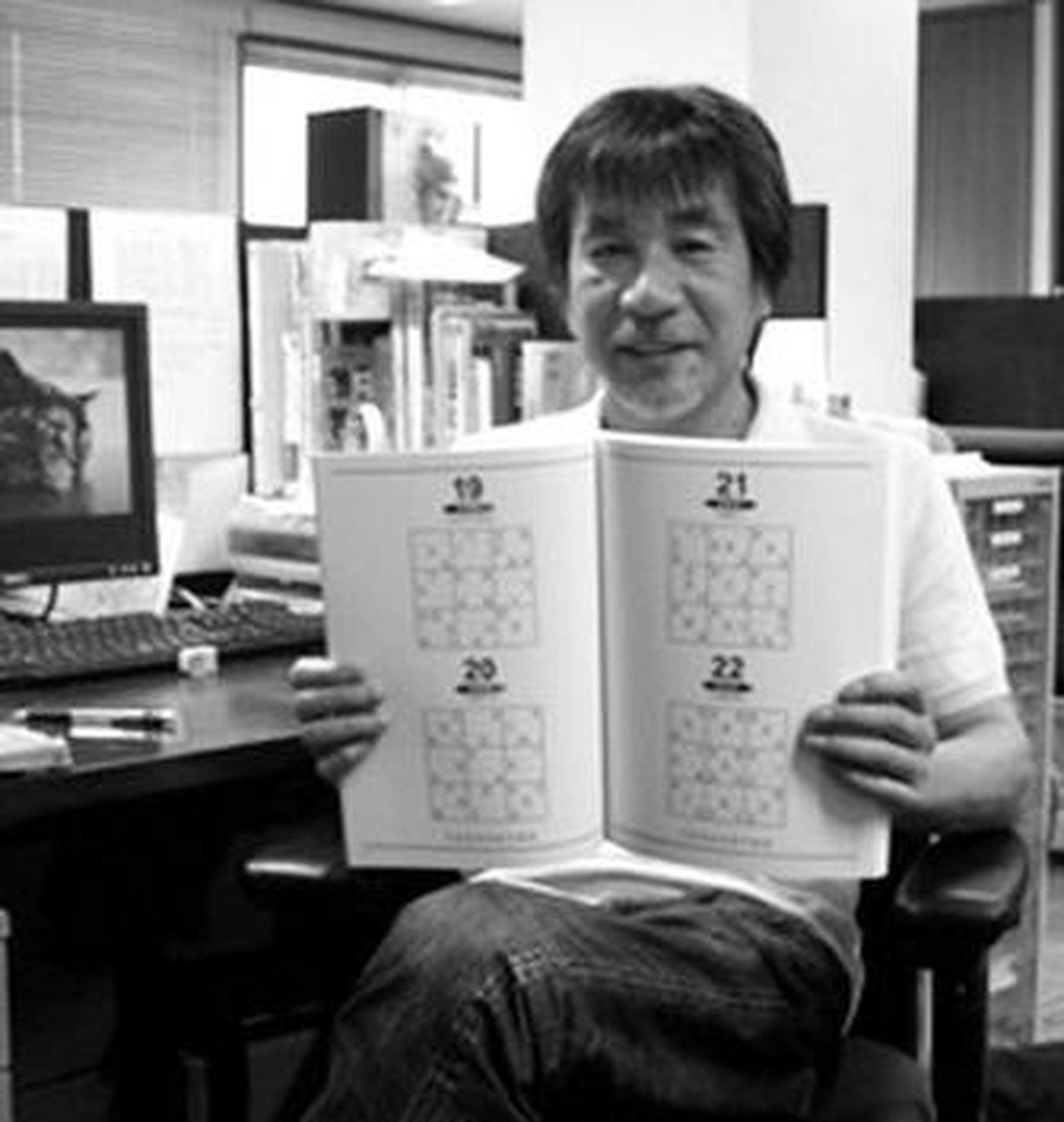 El creador del Sudoku, Maki Kaji en la UCO