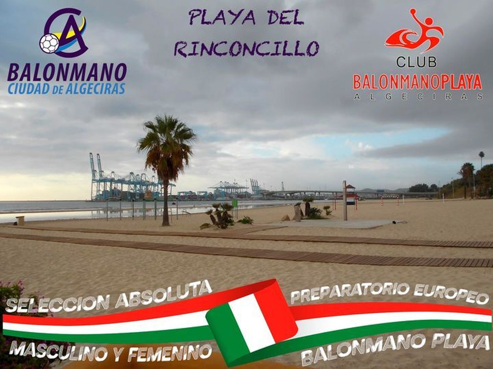 El anuncio de la concentración de las selecciones italianas en Algeciras