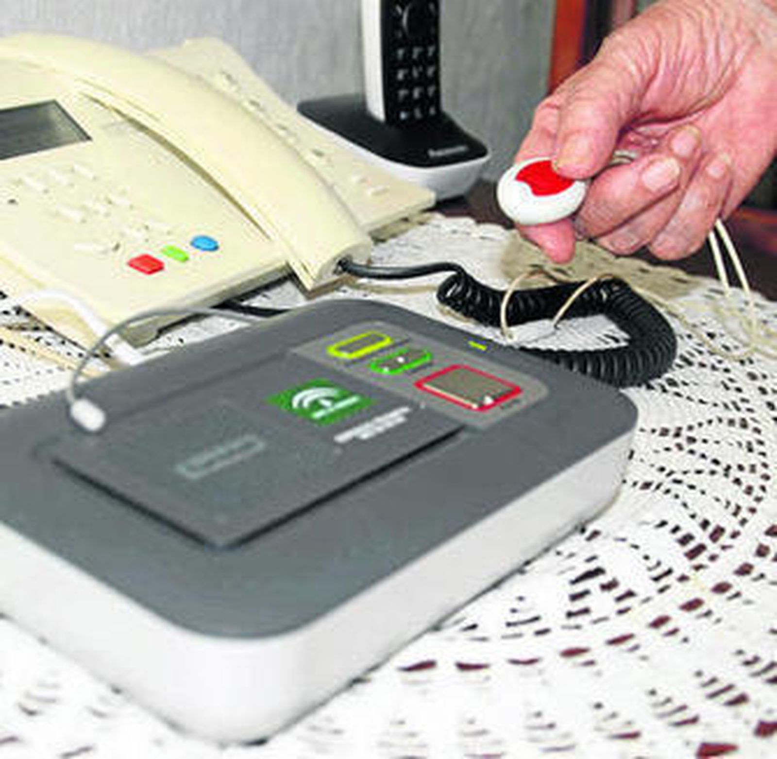 El aparato con el que el SAT controla el estado de los usuarios.