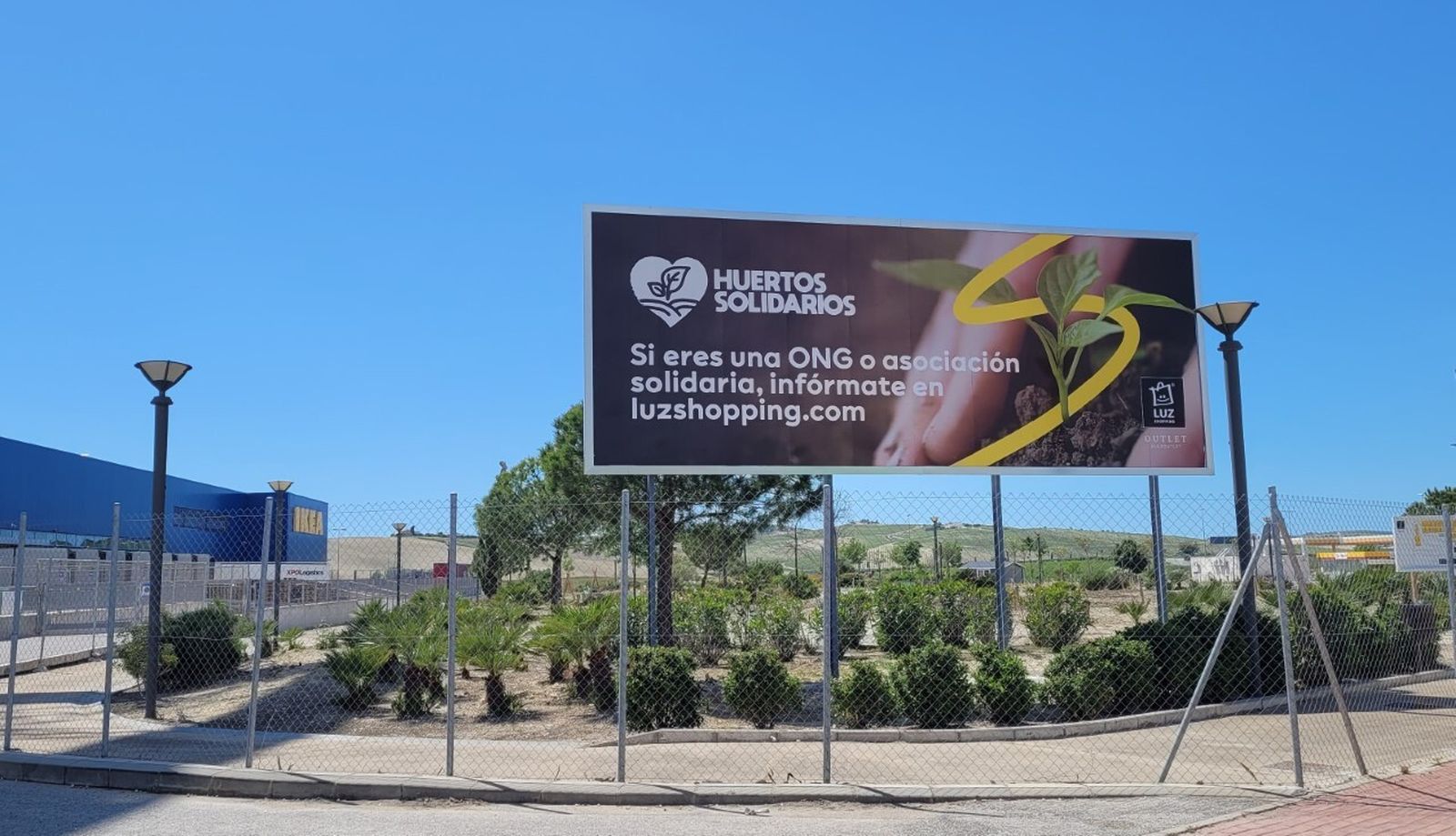 Espacio para los 'huertos solidarios' en Luz Shopping