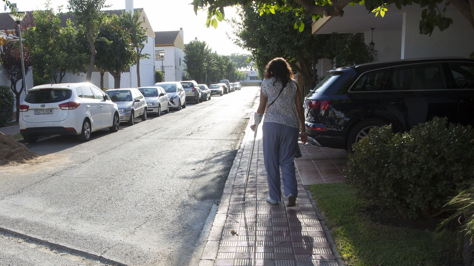 La calle Jade, en Sevilla Este.