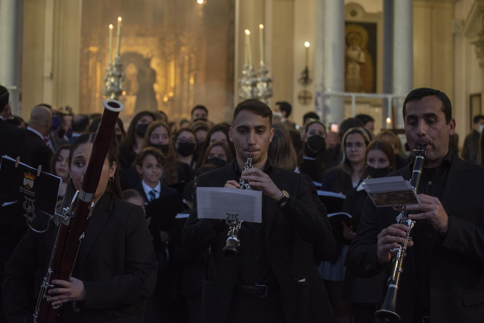 El Vía Crucis de Nuestro Padre Jesús de la Sentencia, en imágenes