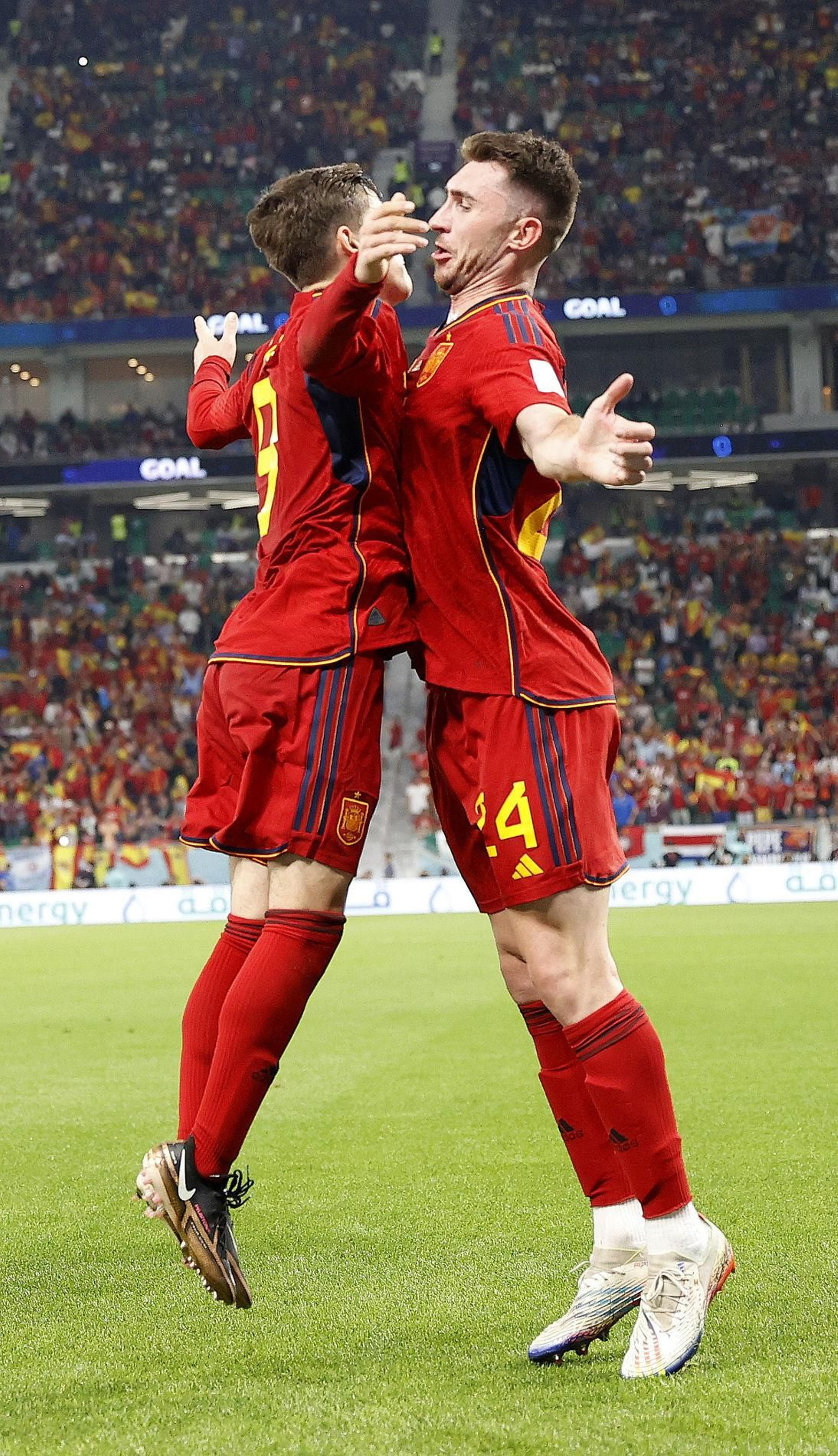 Las imágenes del España - Costa Rica en el Mundial de Qatar