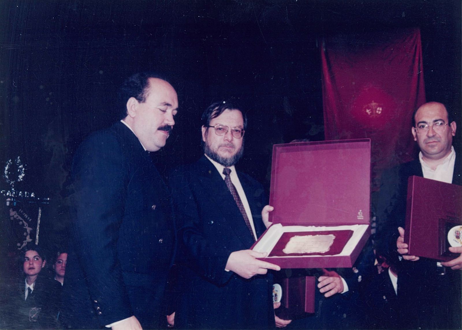 Exaltación de la Saeta 1998. Con Manuel Martínez y Niño de las Cuevas.