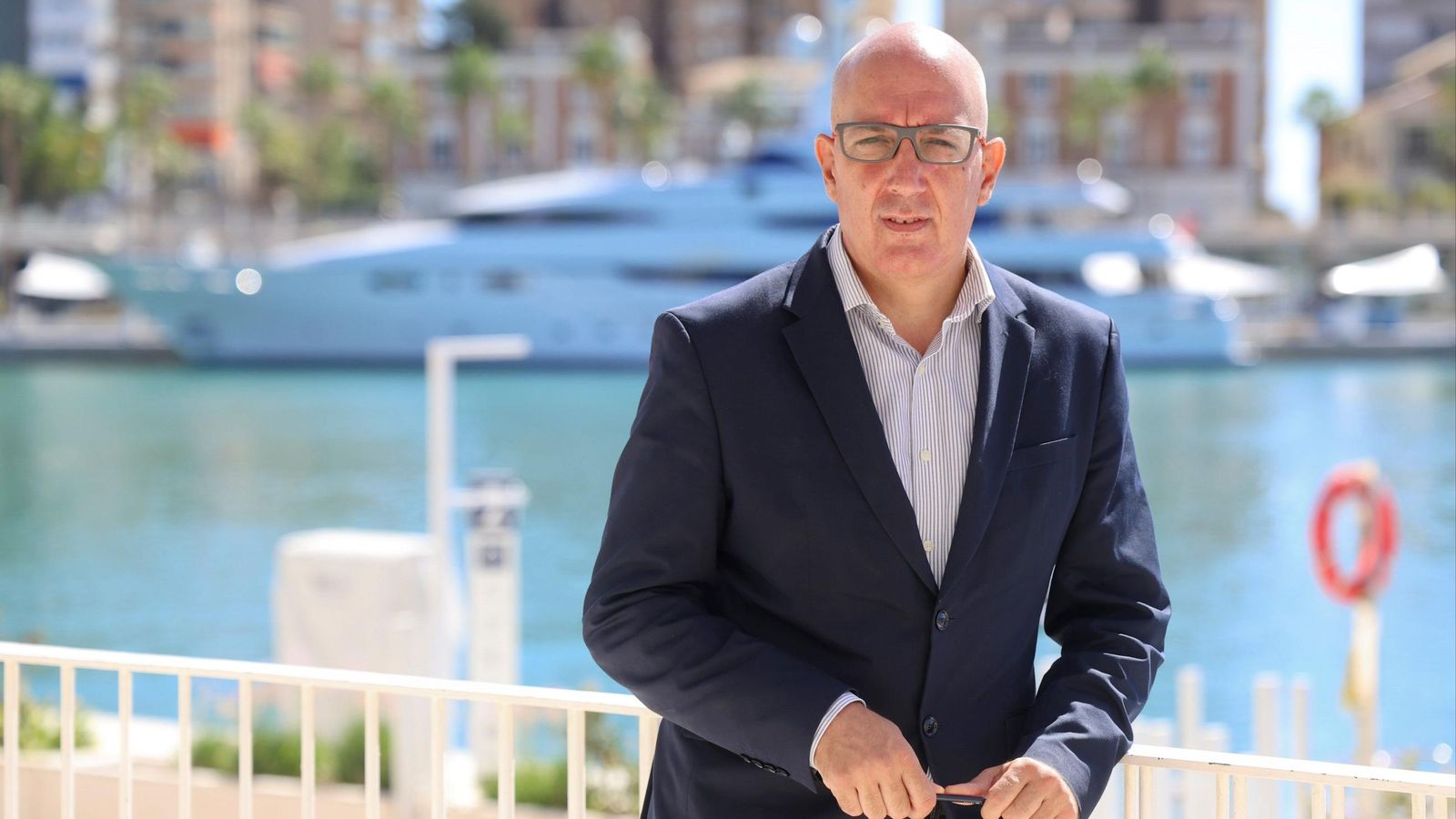 El presidente del Clúster Marítimo-Marino de Andalucía, Javier Noriega, en una imagen de archivo.