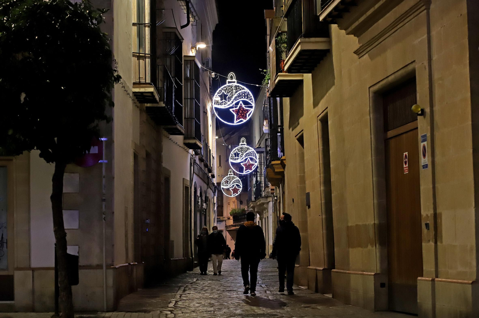 Encendido del alumbrado de Navidad 2020 en Jerez