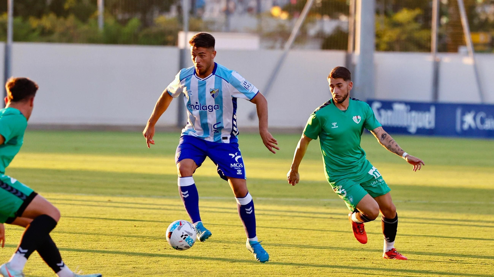 Dani Lorenzo en un lance del juego
