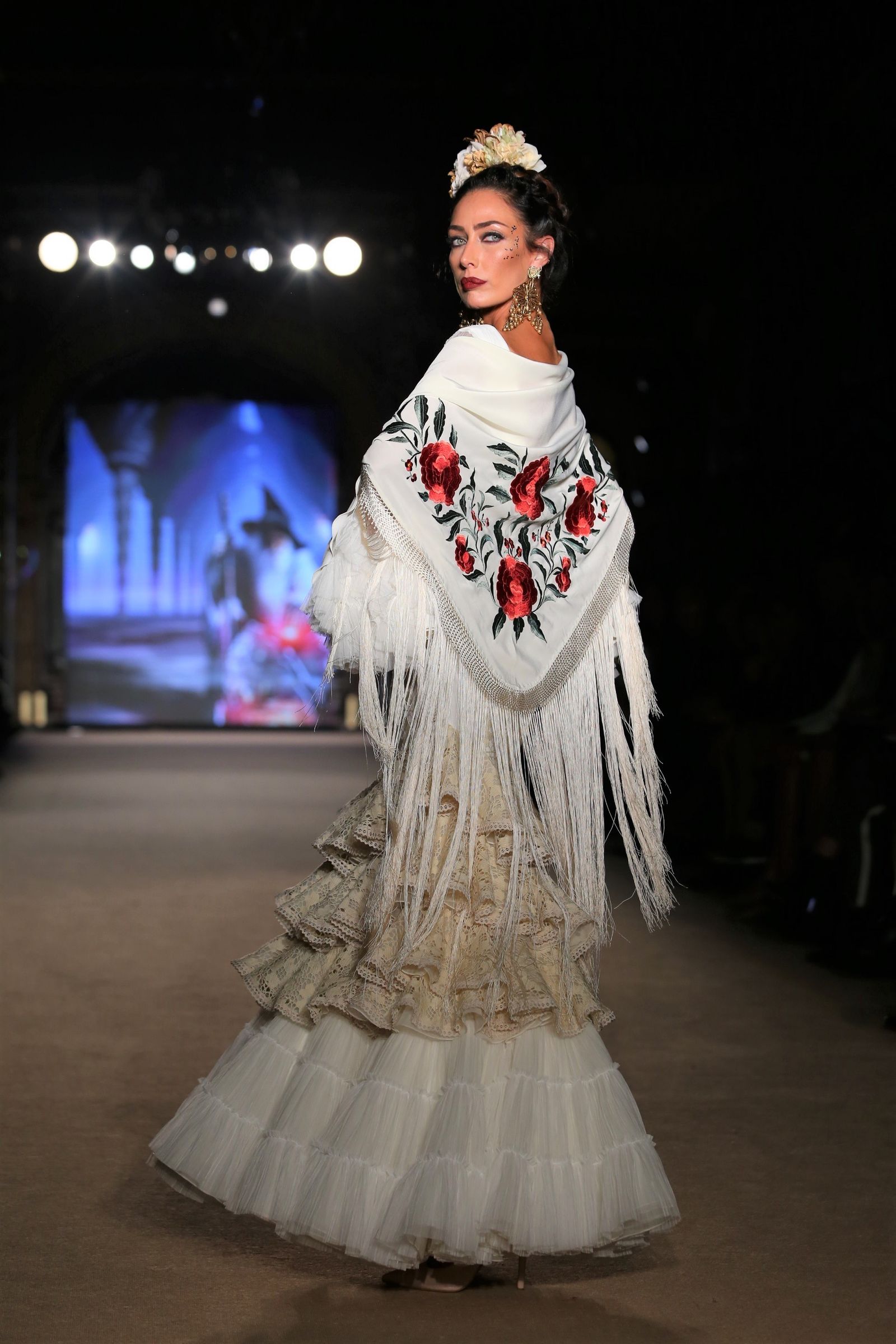 Lola Azahares, fotos del desfile de We Love Flamenco 2019