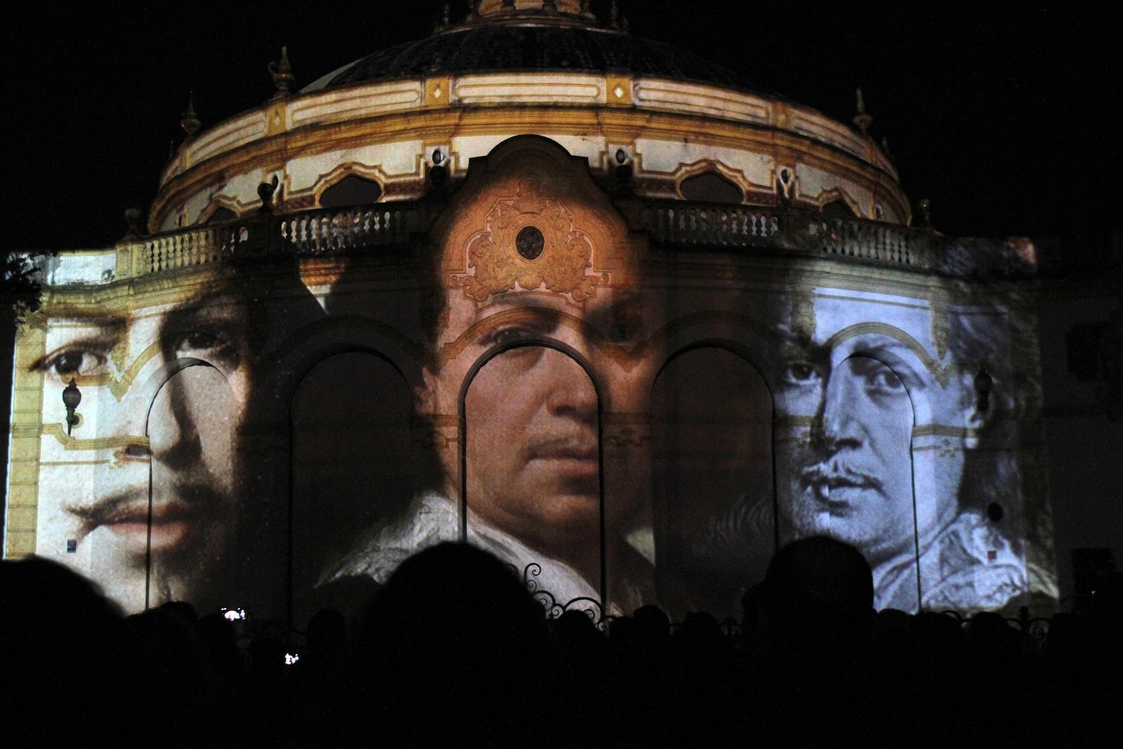 El 'mapping' de Murillo en el Casino de la Exposición