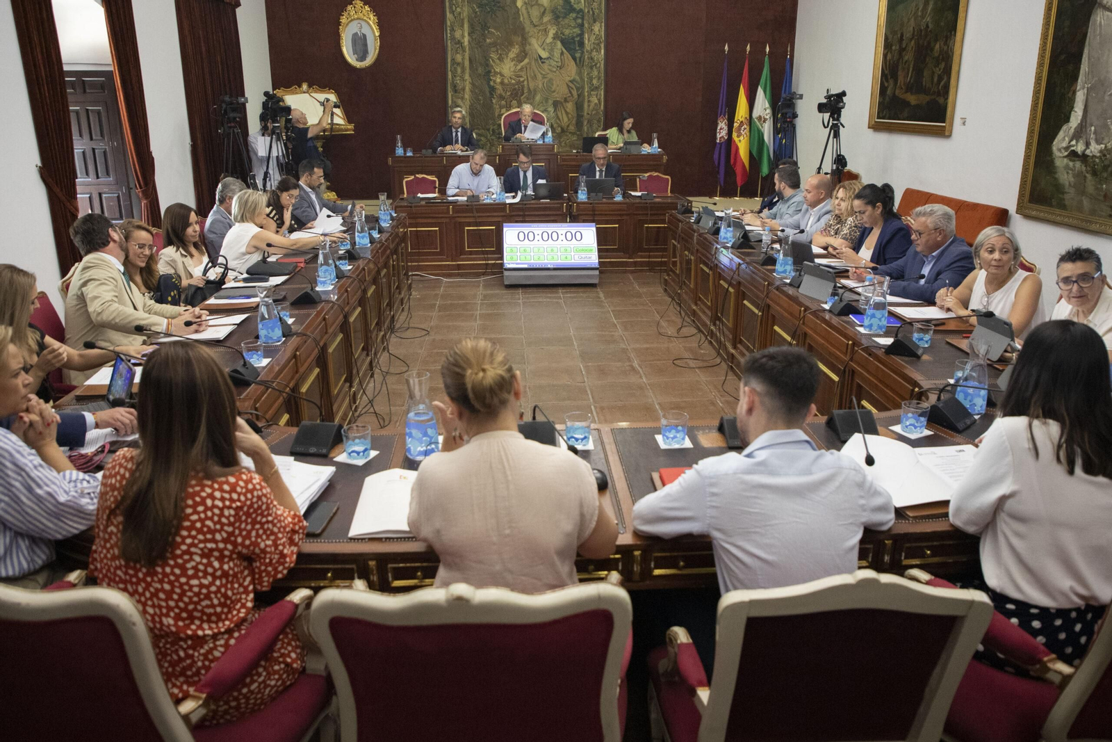 Un momento de la sesión plenaria de la Diputación de Córdoba Un momento de la sesión plenaria de la Diputación de Córdoba
