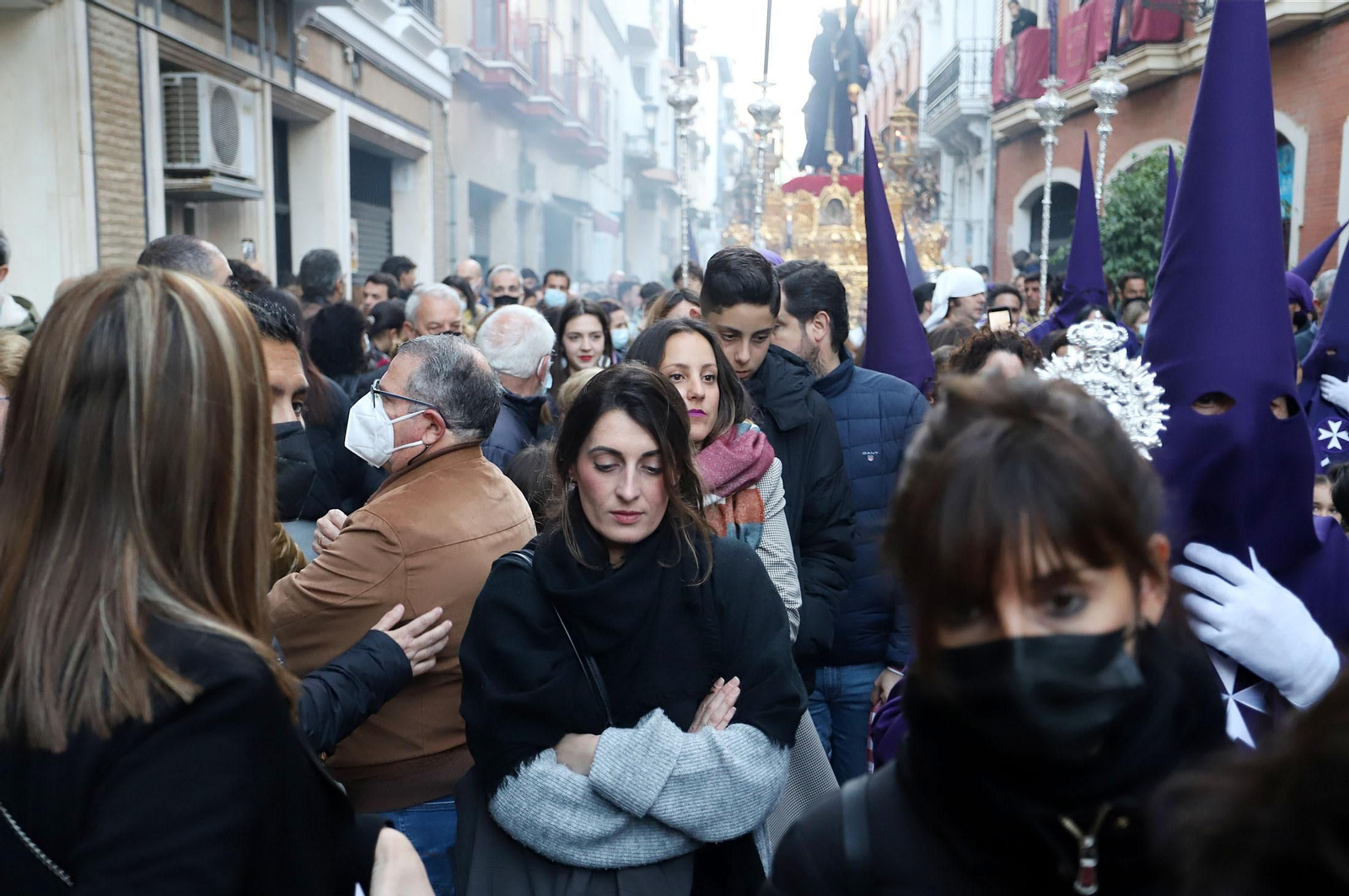 Imágenes del Nazareno en la madrugá de Huelva