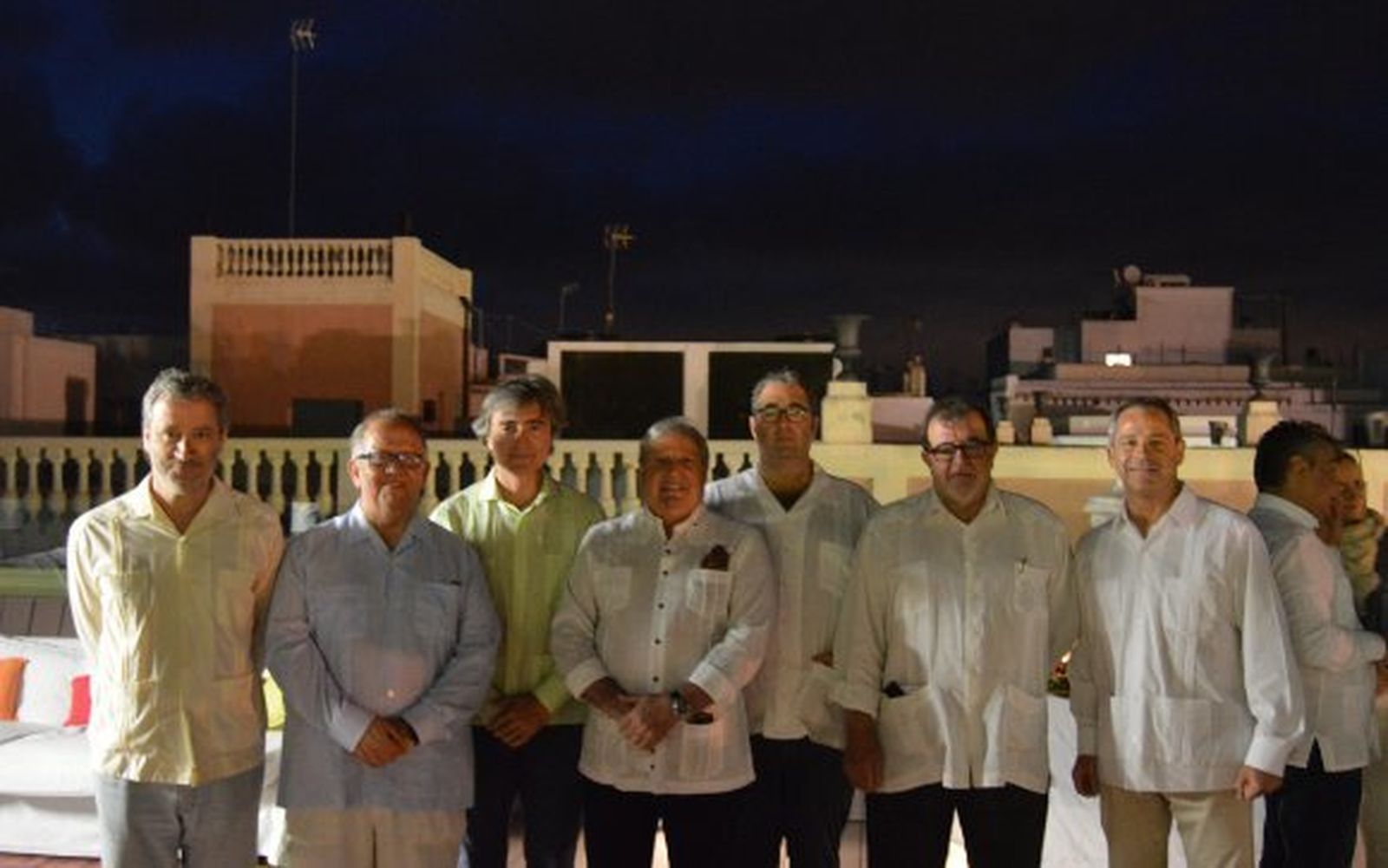 Carlos Alarcón, Juan José Téllez, Fernando Pérez, Gabriel Gómez Campos, Antonio Hernández-Rodicio, José Rodríguez  de la Borbolla y Juan Luis Álvarez.  Foto: Ignacio Casas de Ciria