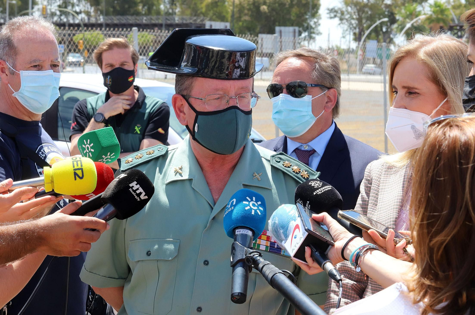 Imágenes de uno de los mayores alijos de hachís incautado por la Guardia Civil en Huelva