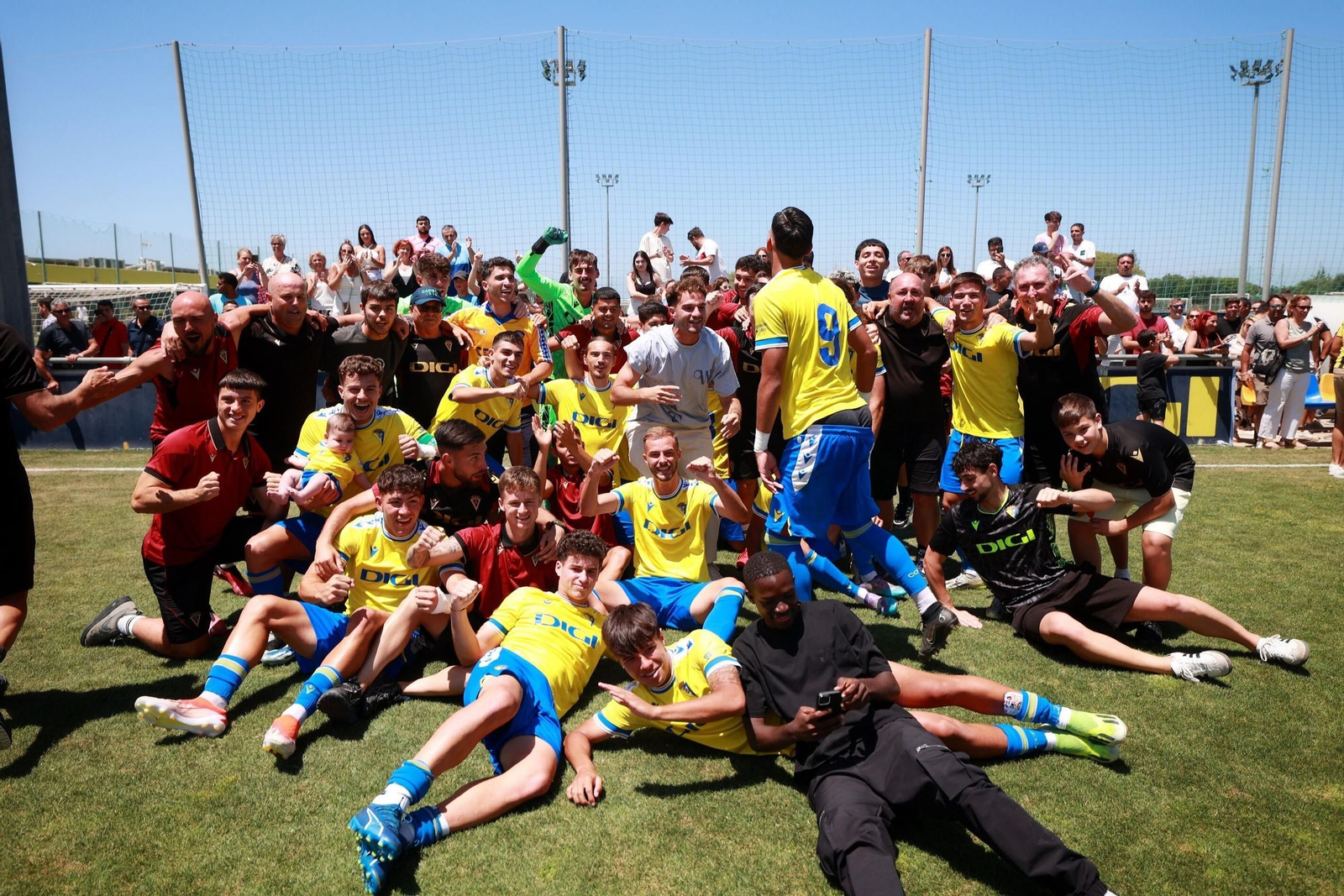 Imagen del ascenso del Balón (hoy Cádiz C Balón) hace dos temporadas.