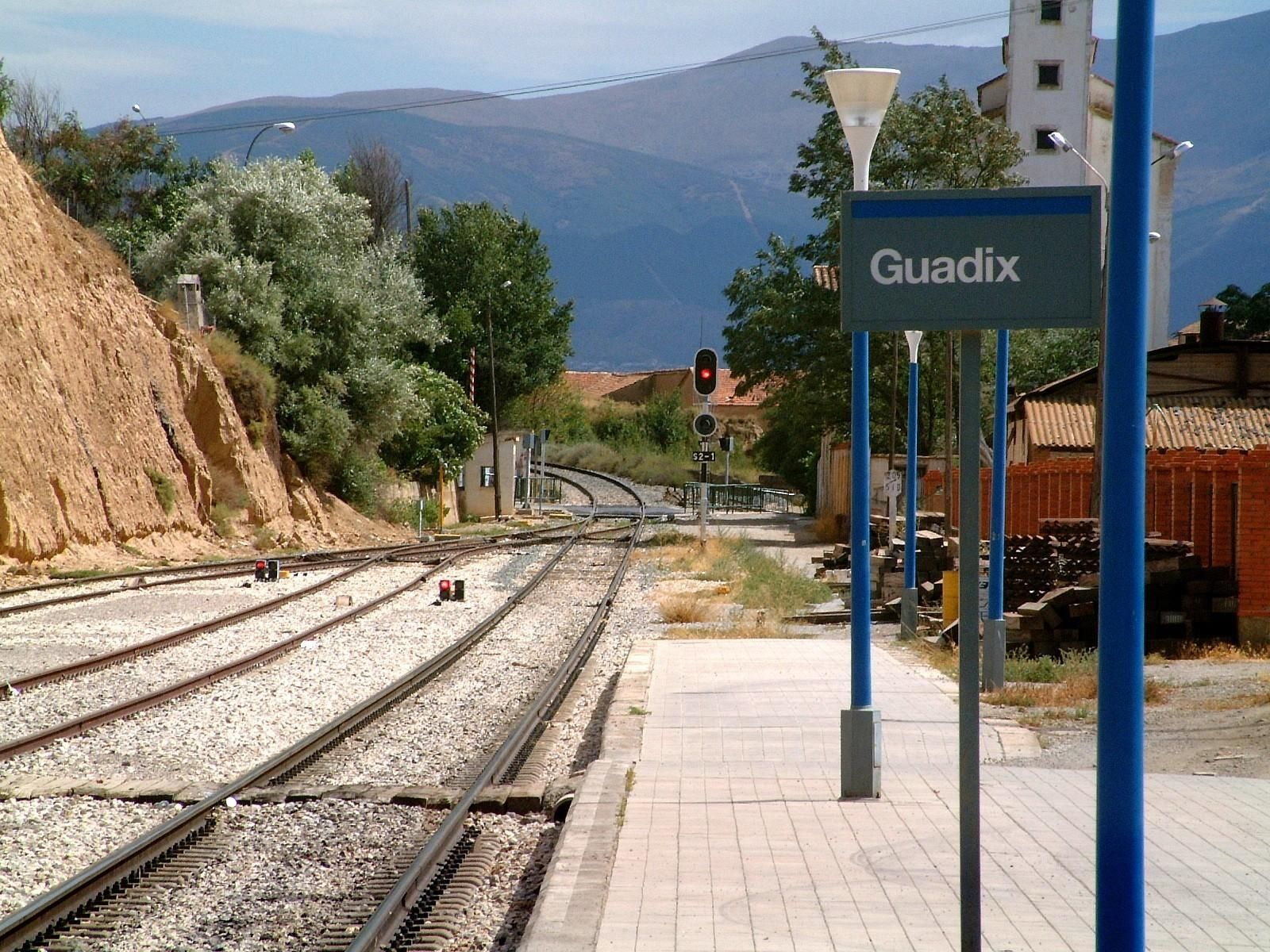 Imagen de la estación de Guadix.