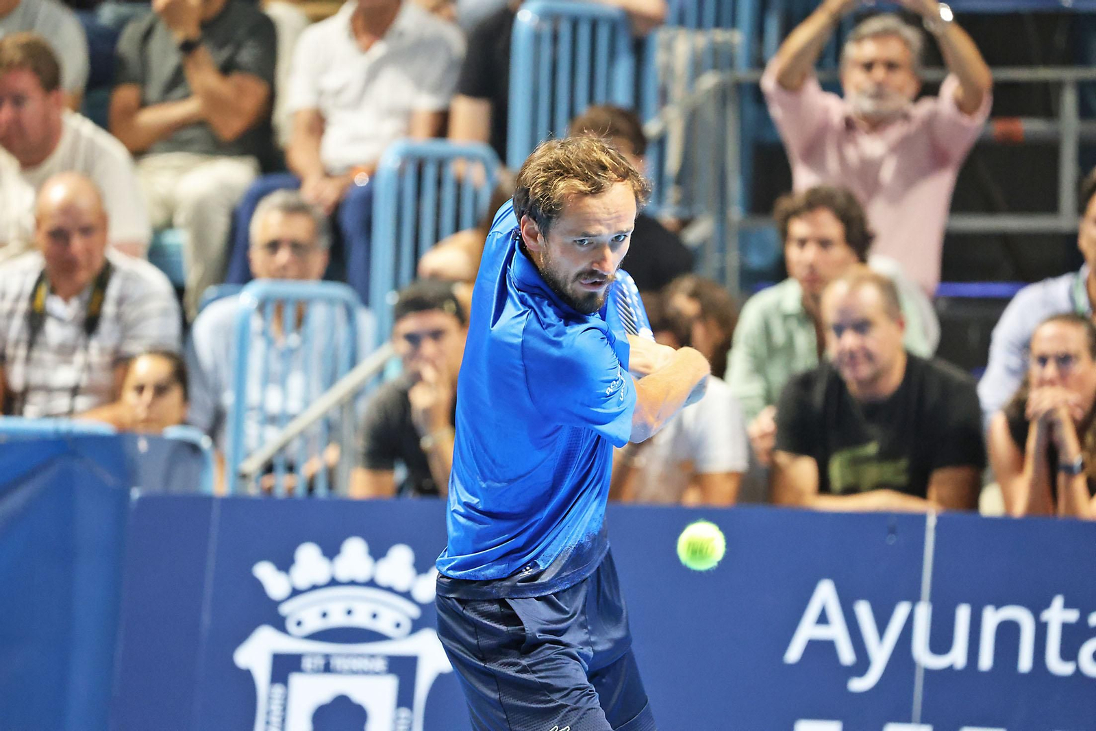 Imágenes de la final masculina de la Copa del Rey de tenis entre Daniil Medvedev y Alejandro Davidovich