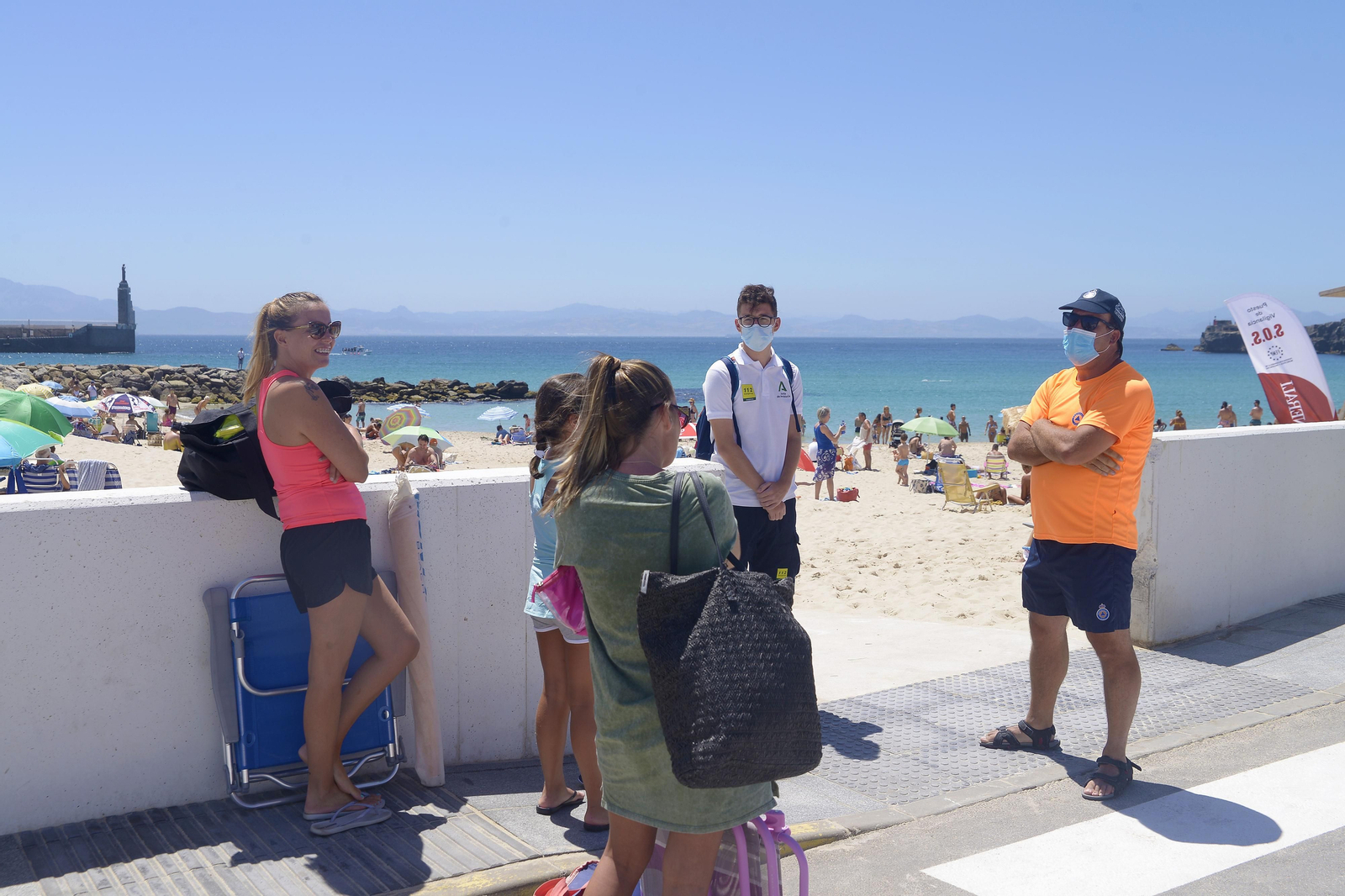 Fotos de las playas de Tarifa en el fin e semana