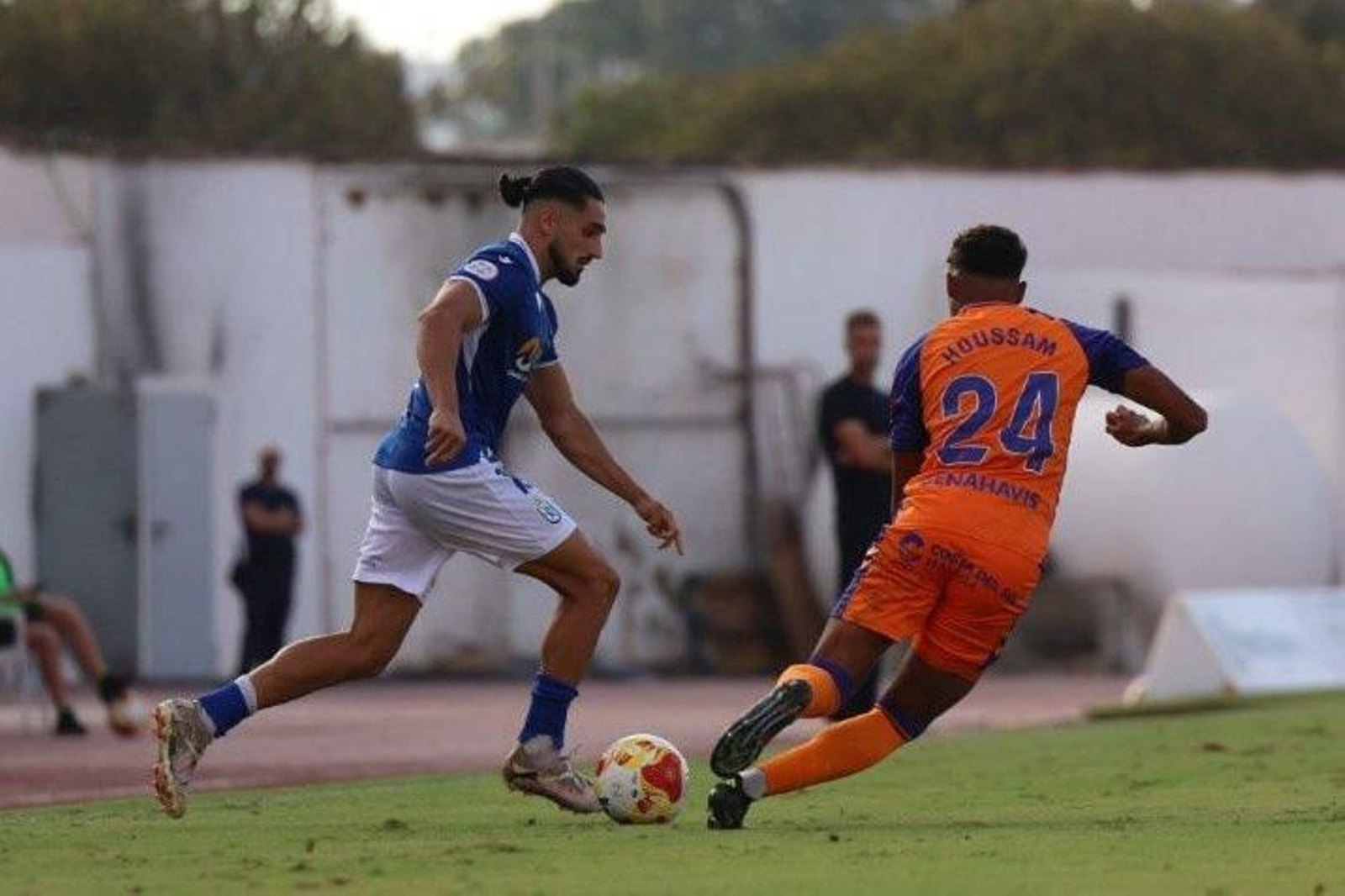 Una imagen del Melilla-Atlético Malagueño