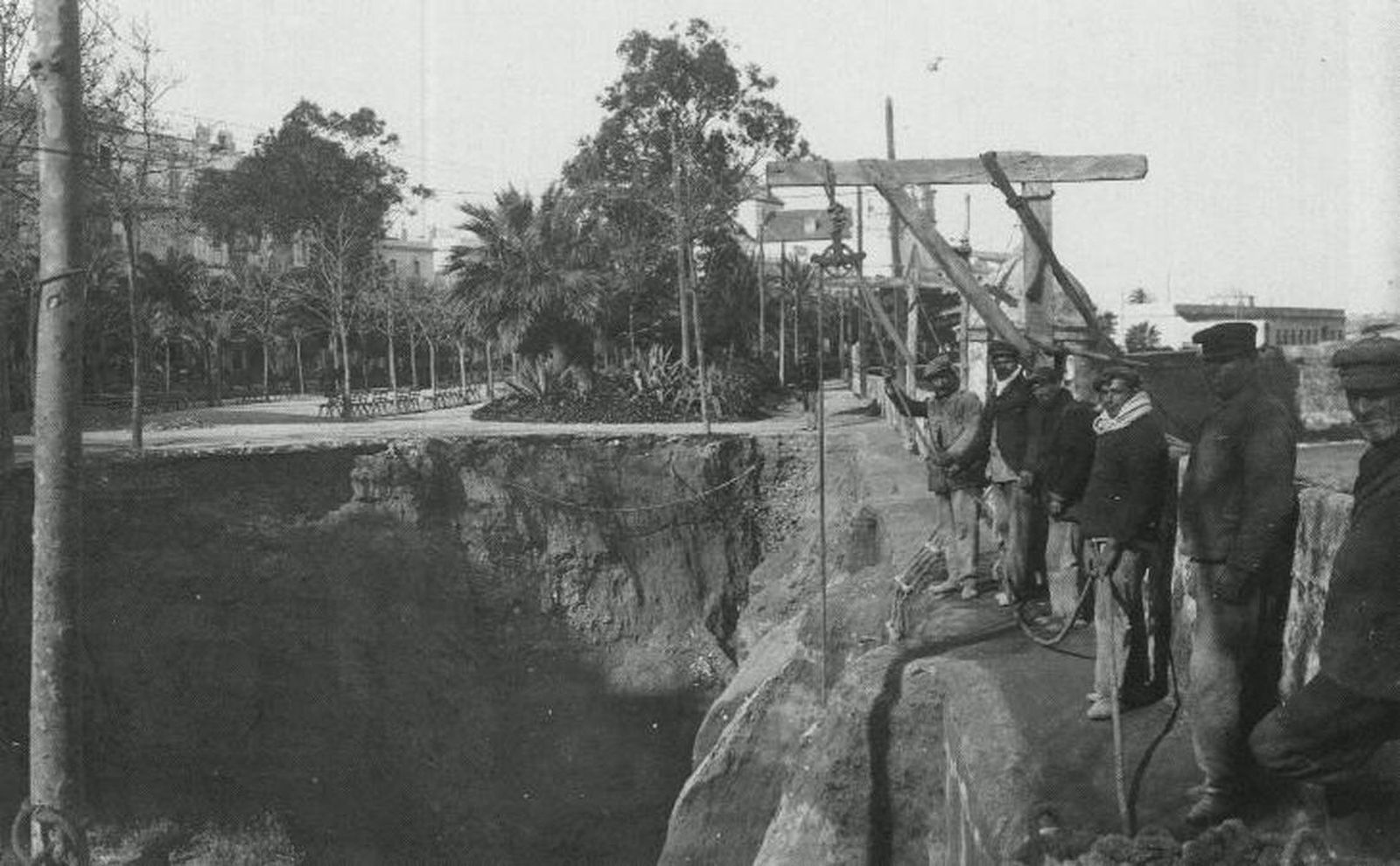 Los grandes socavones en la historia de Cádiz