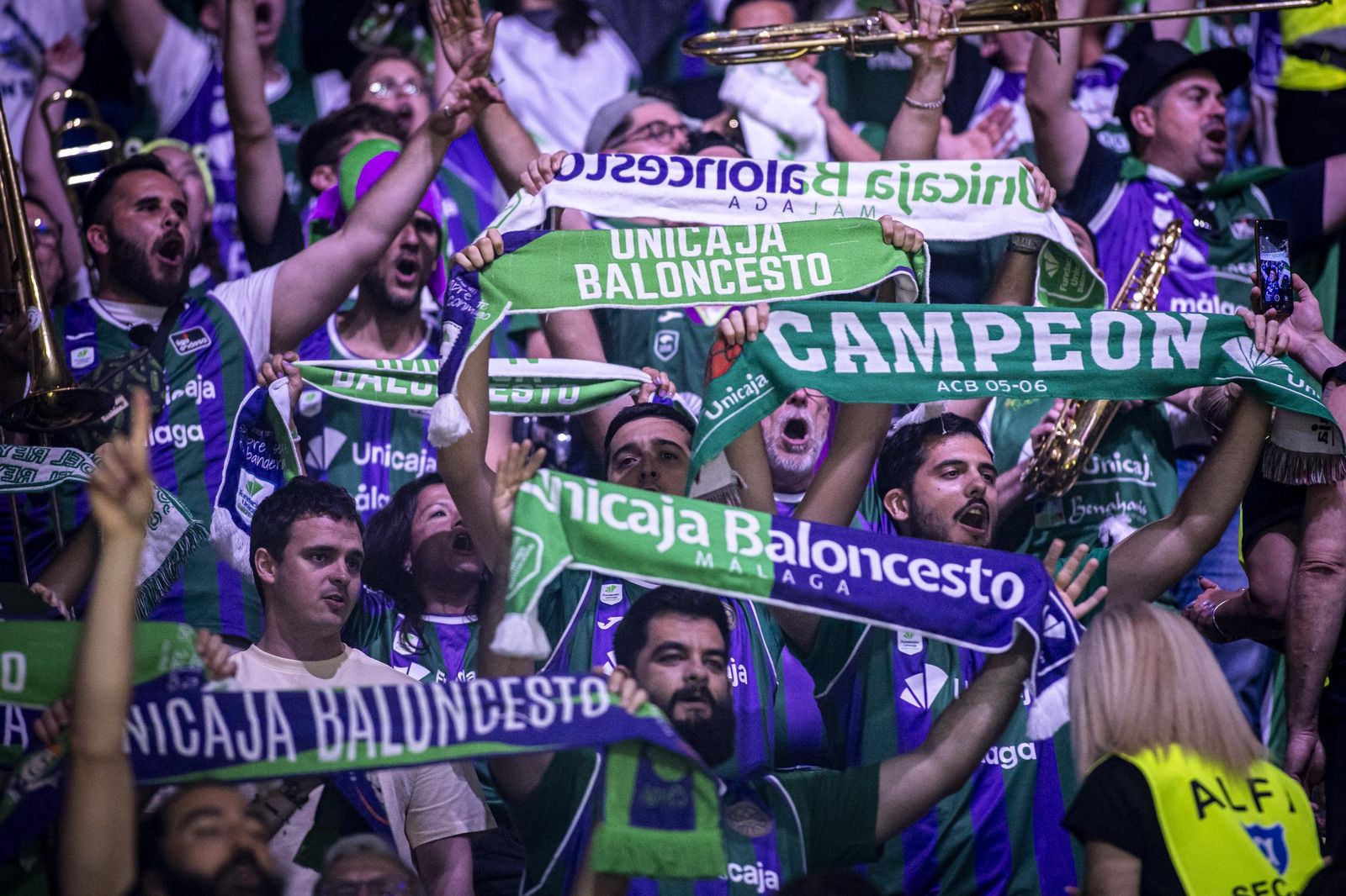 Las fotos del AEK Atenas-Unicaja de la Final Four de la Basketball Champions League