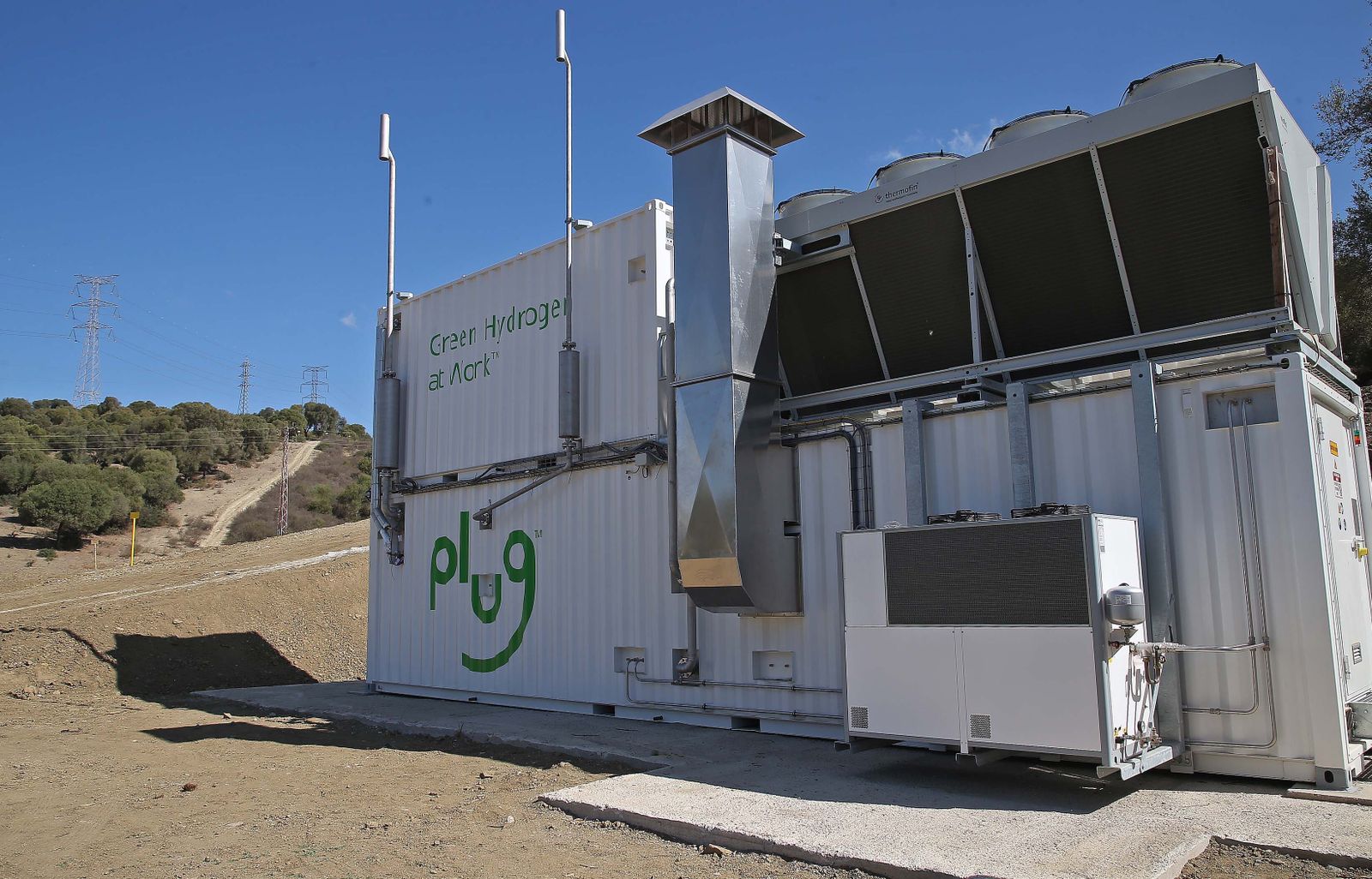 La planta de hidrógeno verde de Guadacorte - Coagener, en imágenes
