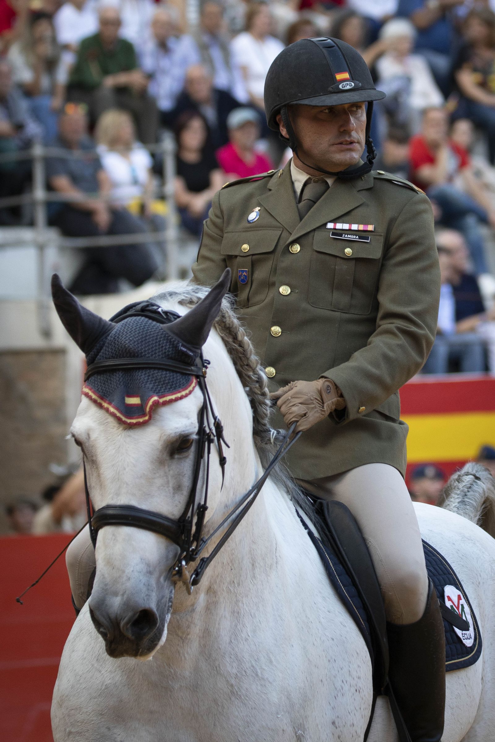 La exhibición del Ejército en la Plaza de Toros de Granada, en imágenes