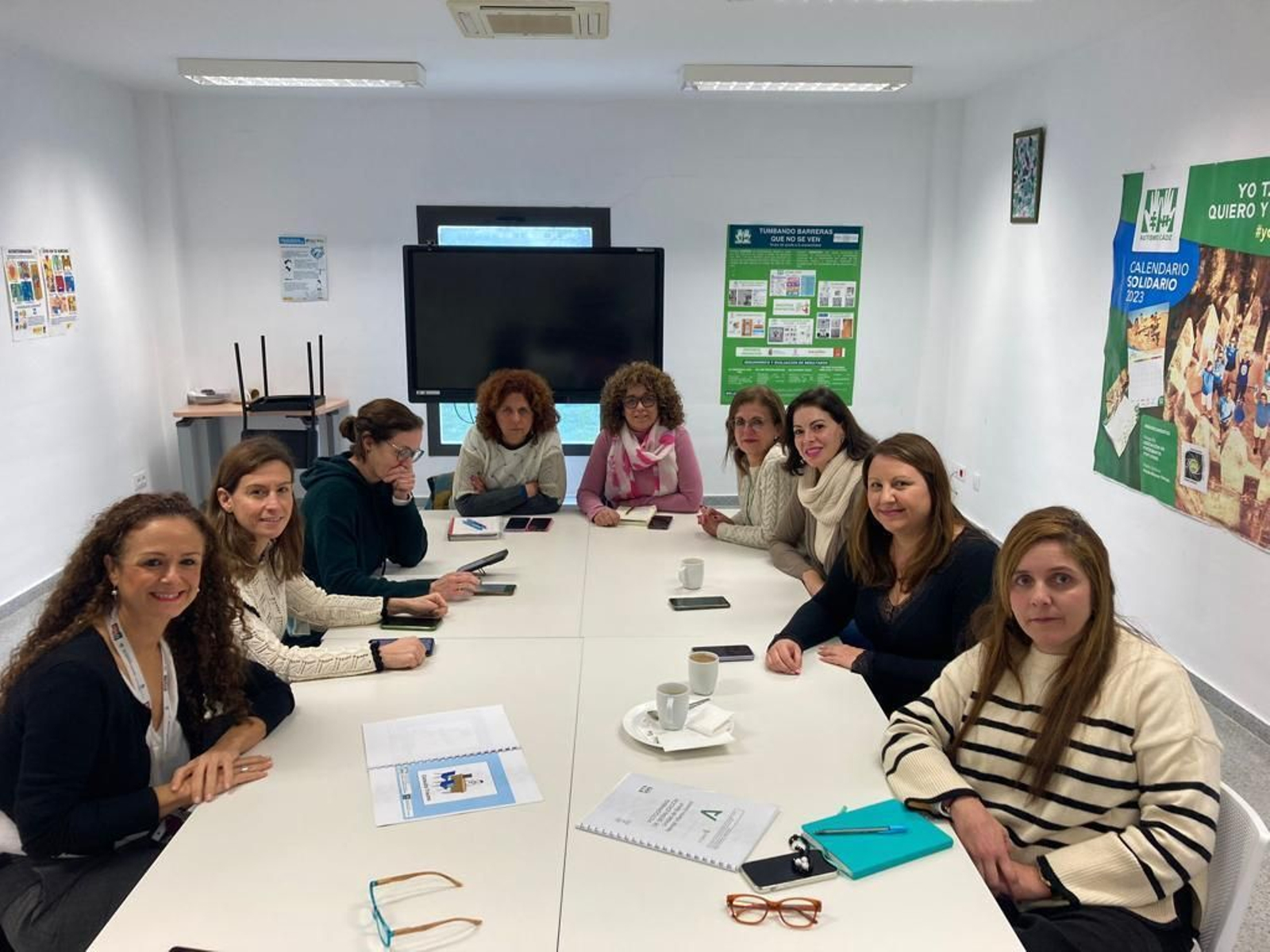 Una imagen de las asistentes a la reunión.