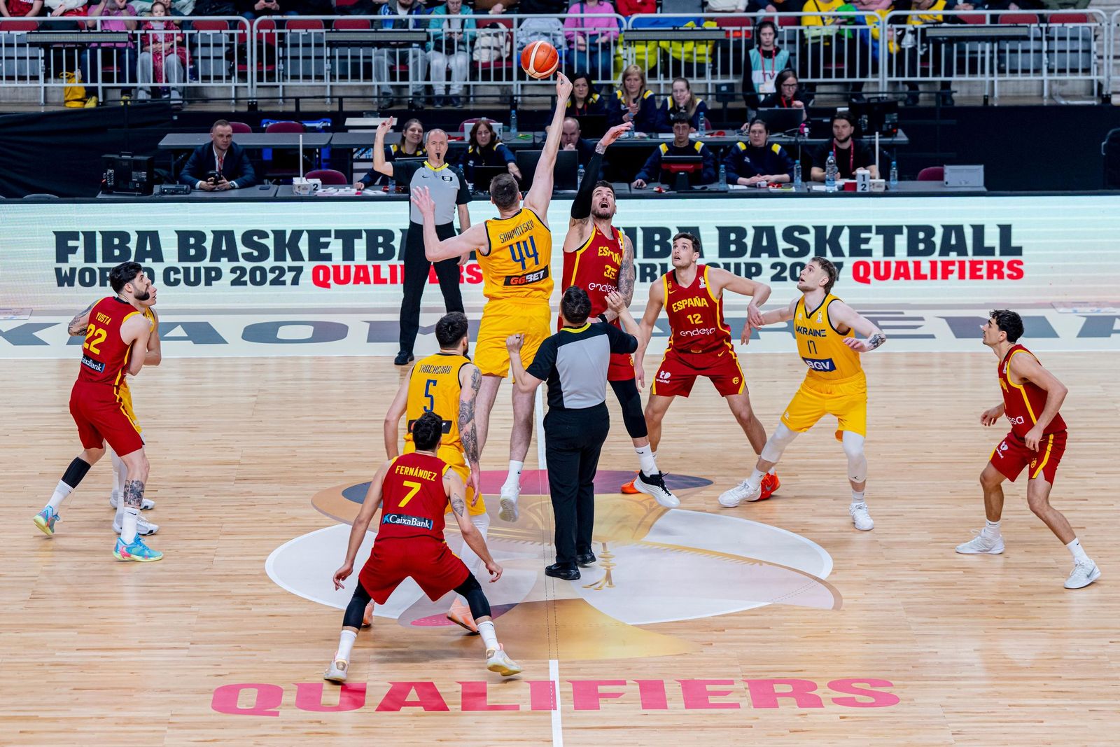 Las mejores fotos del Ucrania-España de baloncesto