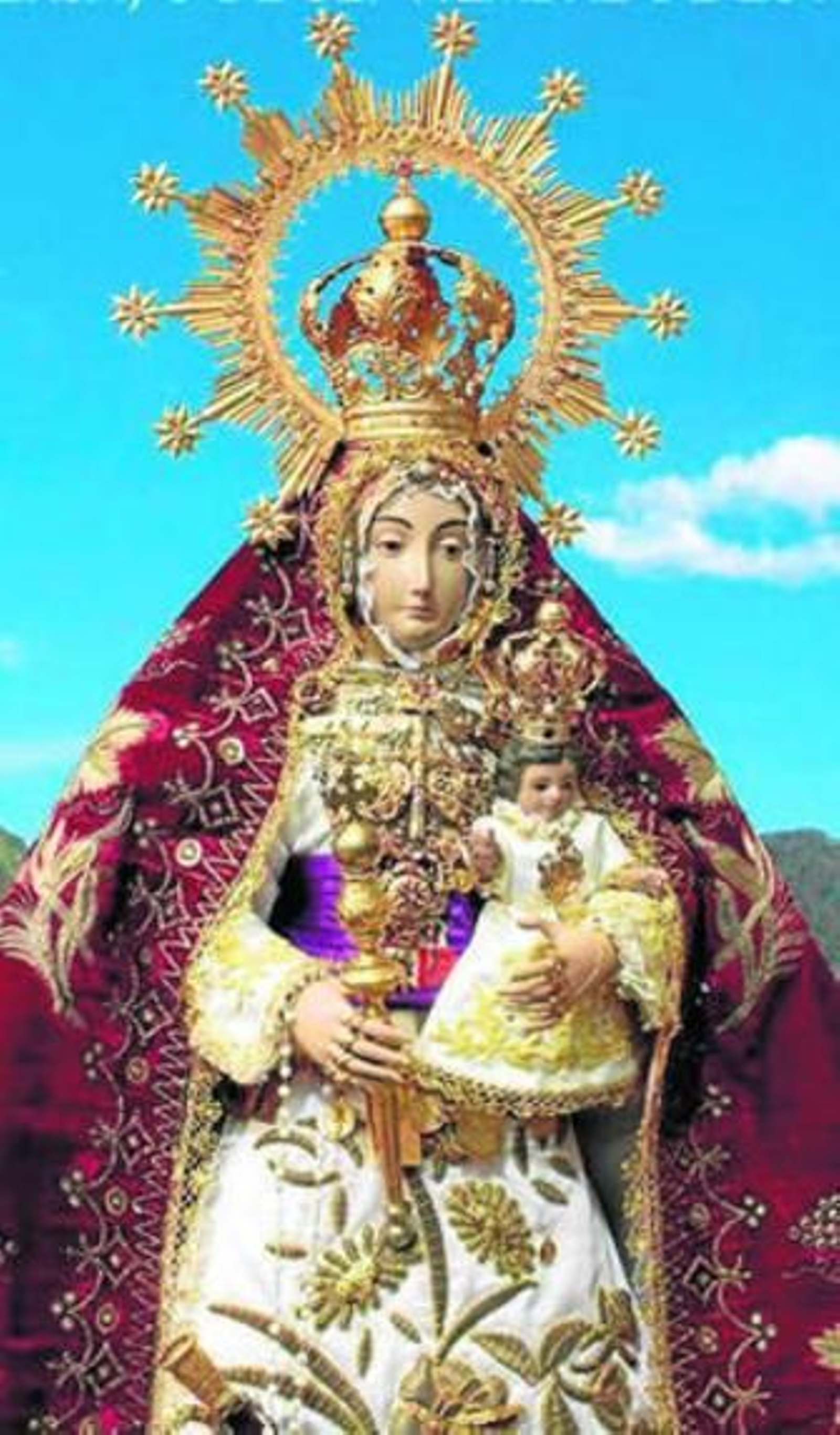 Imagen de Nuestra Señora de Gádor.