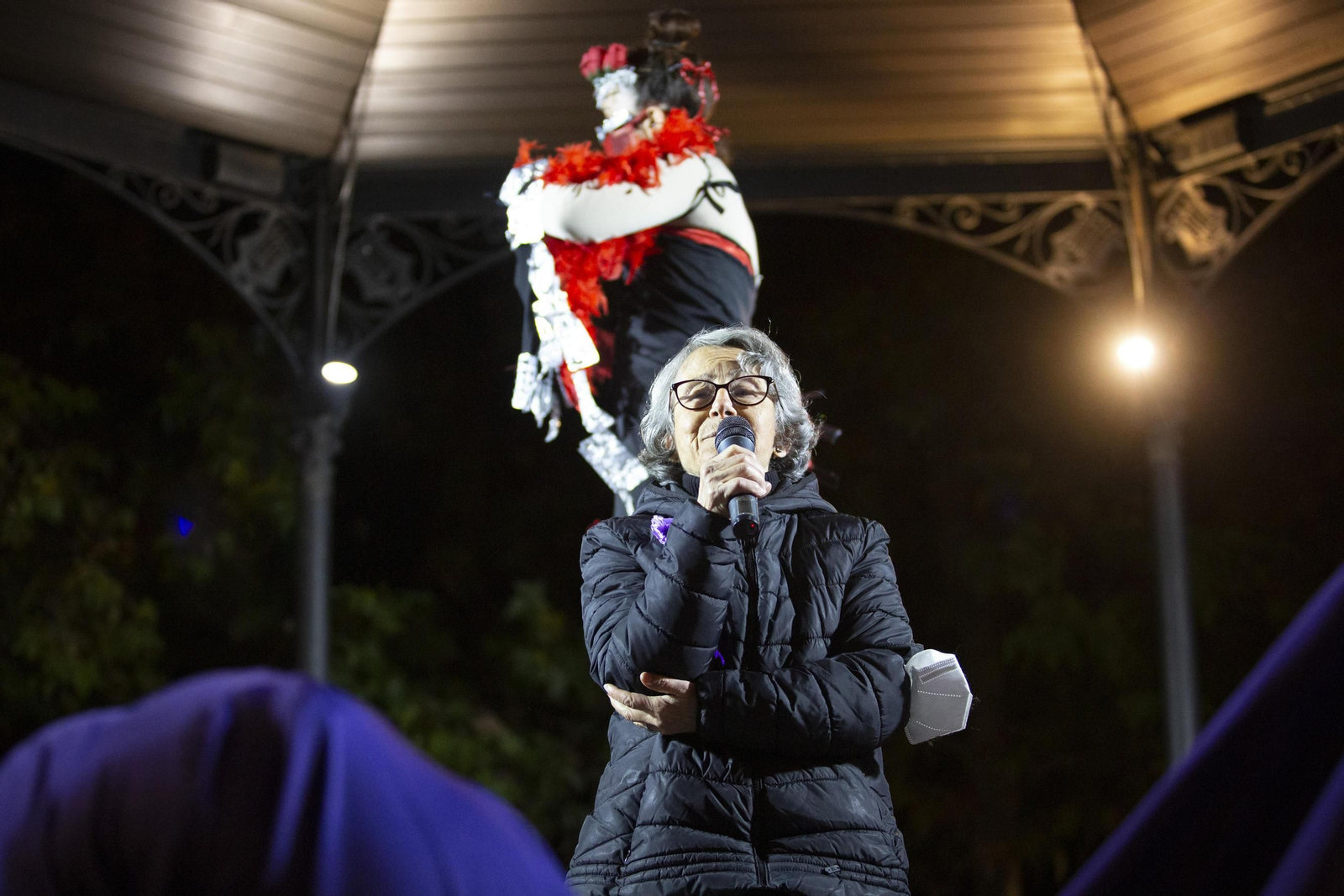 La manifestación del 25-N en Granada en imágenes