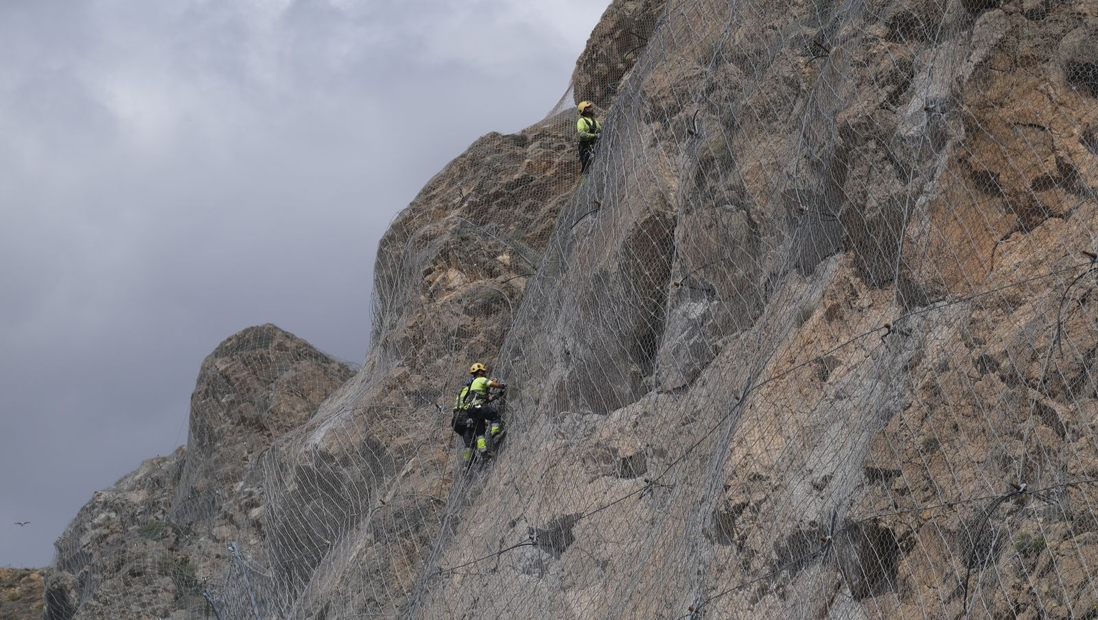 Fotogalería visita obras carretera El Cañarete-Almería-Aguadulce