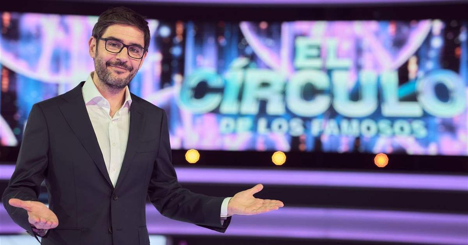 Juanra Bonet en el plató de 'El círculo de los famosos'