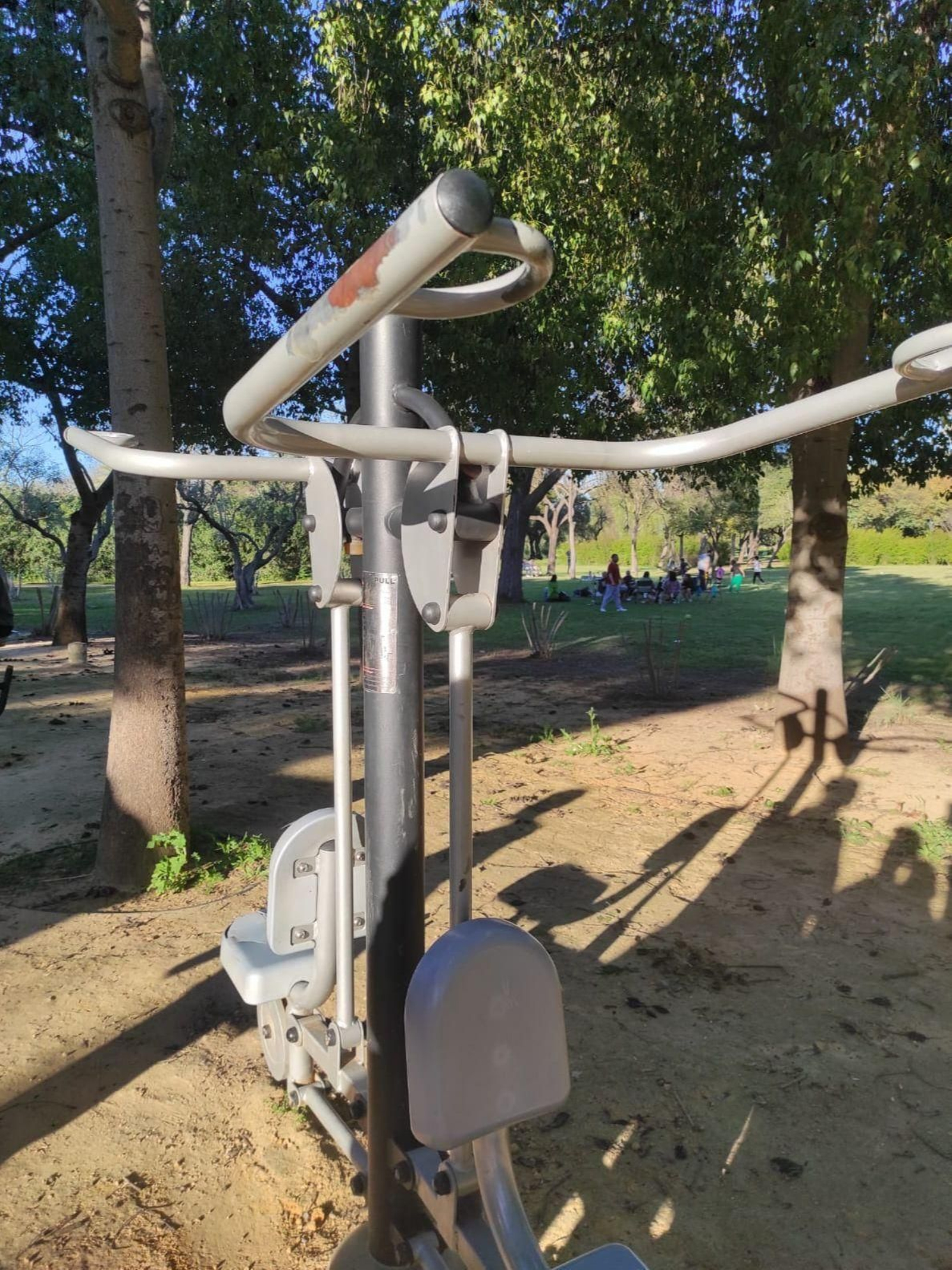 La máquina en la que el niño se cortó el dedo.