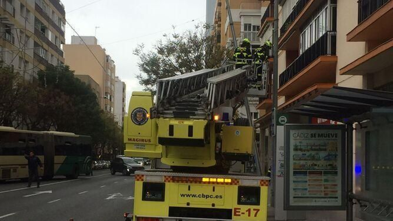 Imágenes del paso del temporal por la provincia de Cádiz