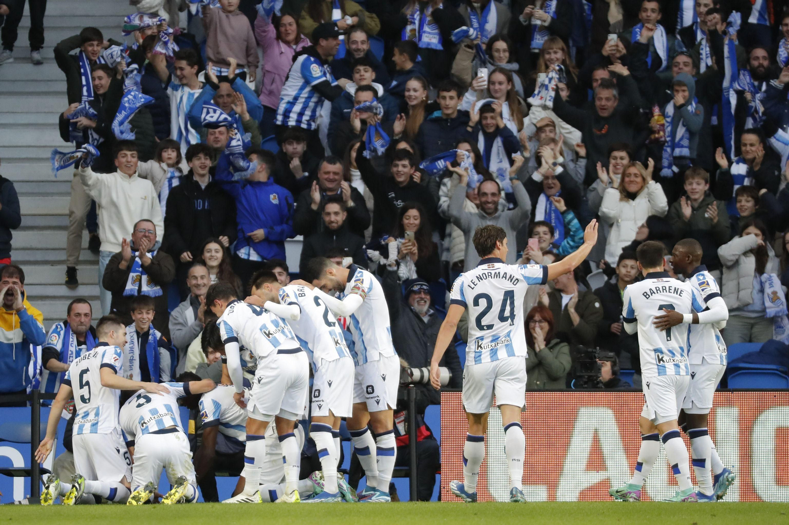 Las fotos del Real Sociedad-Sevilla de Liga