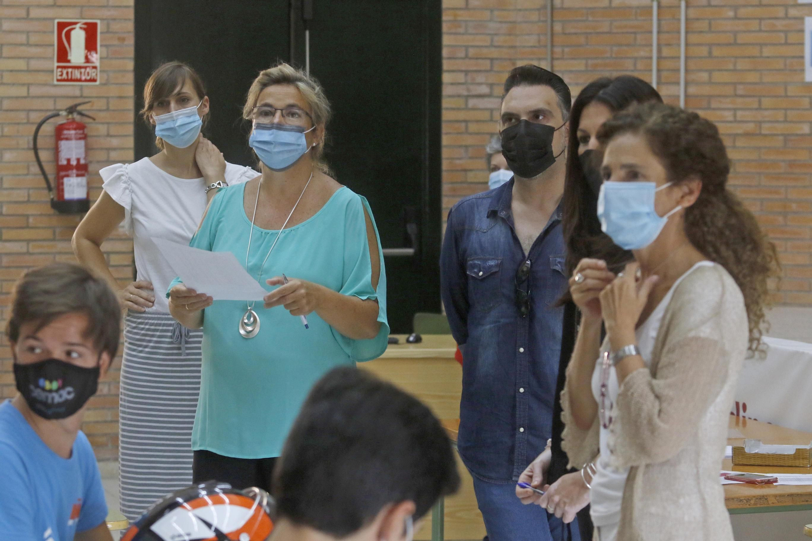 La vuelta al instituto en Córdoba en un curso marcado por el covid-19, en fotos