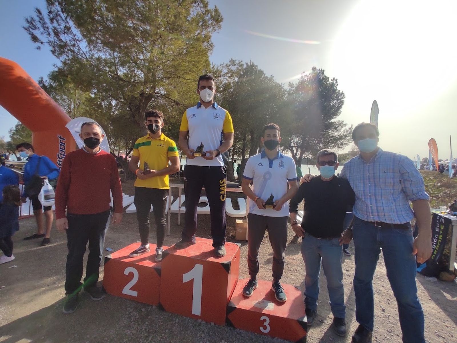 Uno de los podios en la I Regata Elio Antonio de Nebrija.