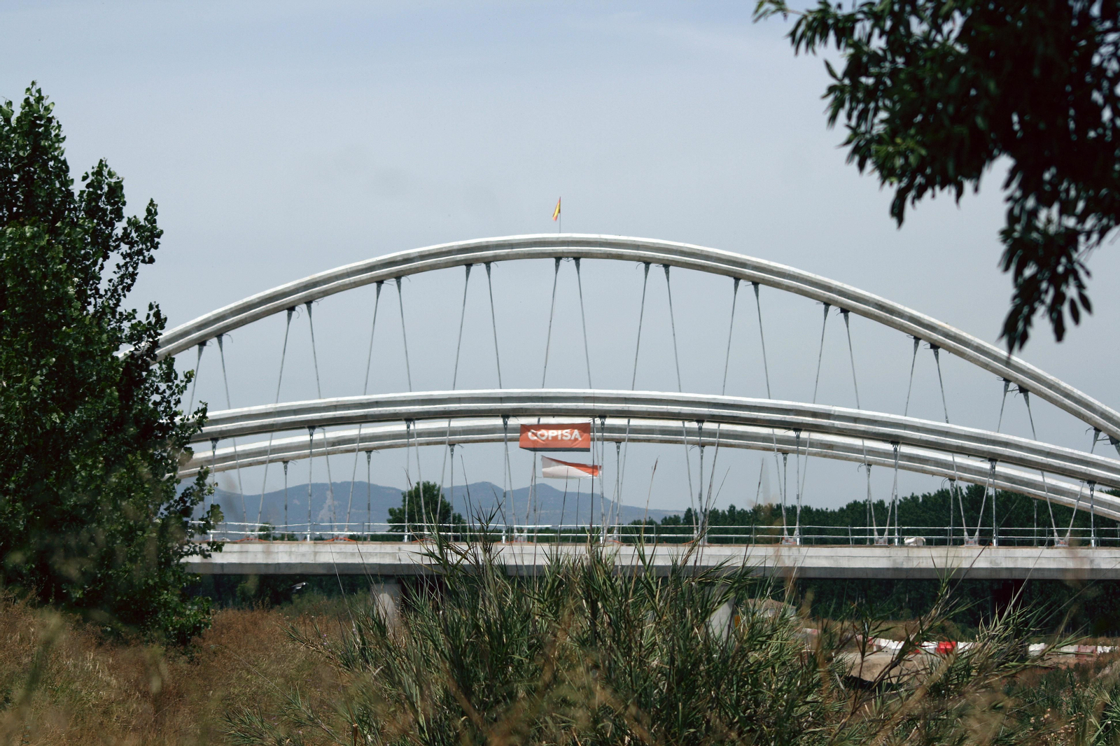 Fotos de las obras de la Segunda Circunvalación de Granada en junio de 2020