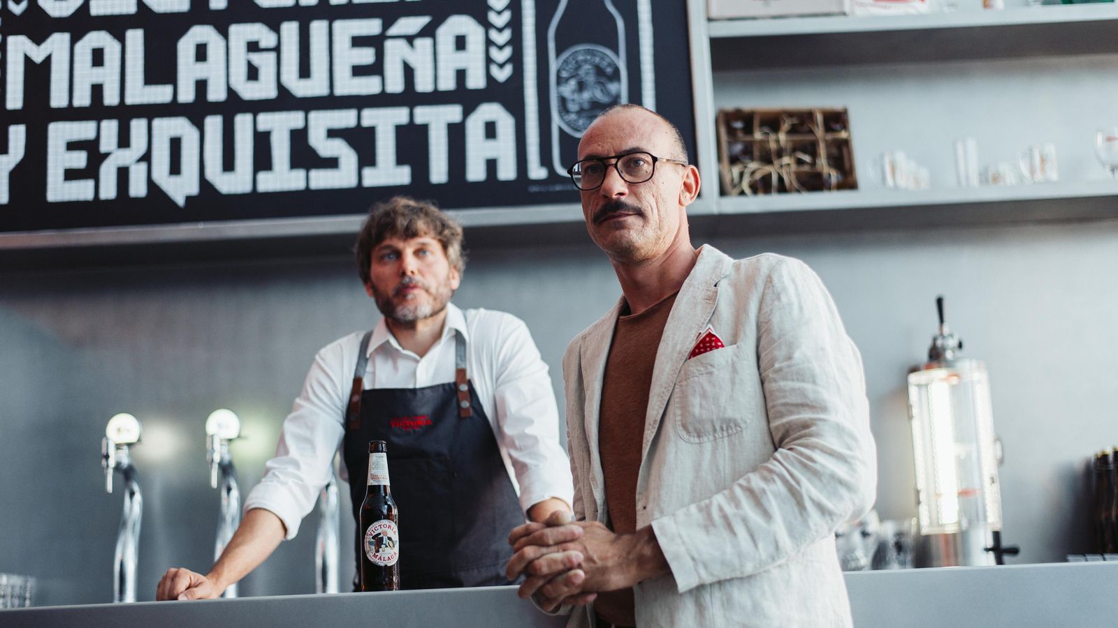 Miguel Ángel Martin junto a Salva Reina.