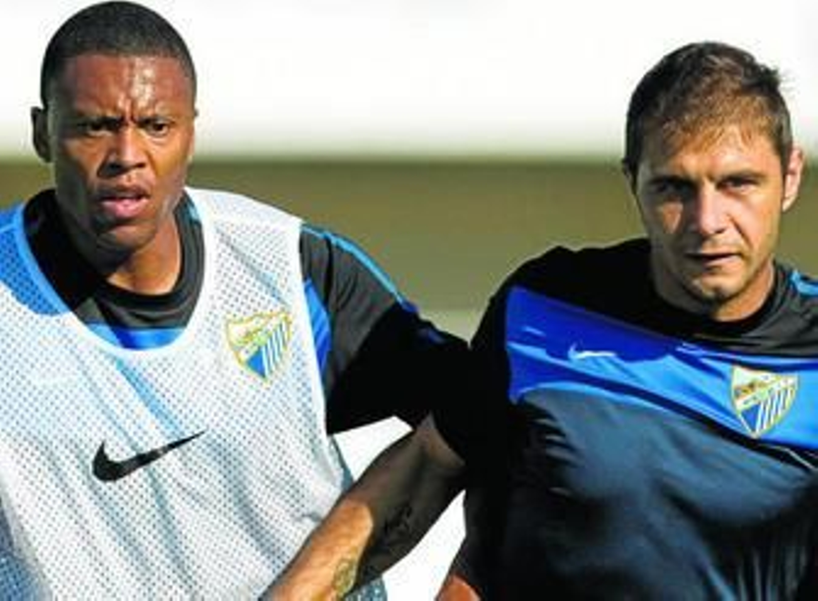 Joaquín y Baptista, durante un entrenamiento de esta temporada.
