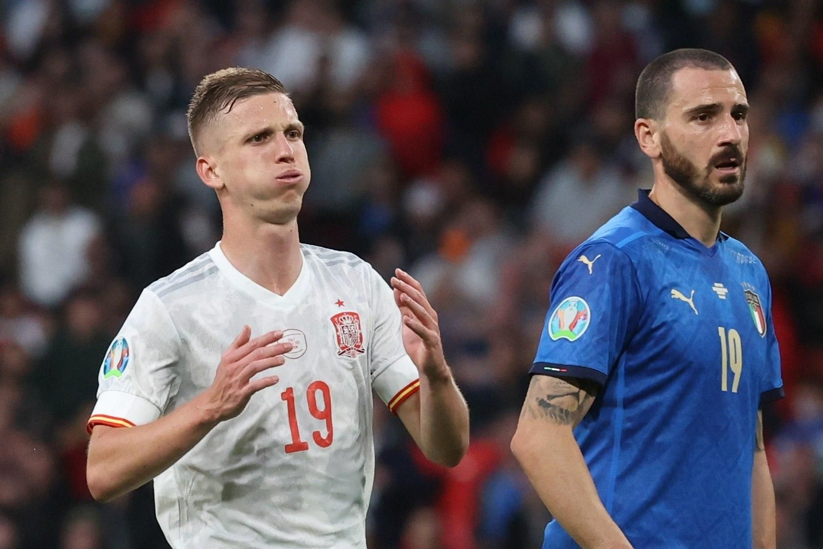 Las imágenes de la semifinal Italia-España de Eurocopa