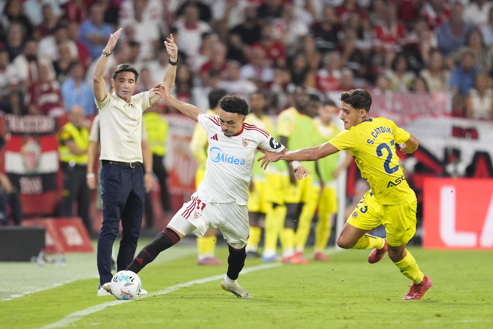 Las fotos del Sevilla-Villarreal