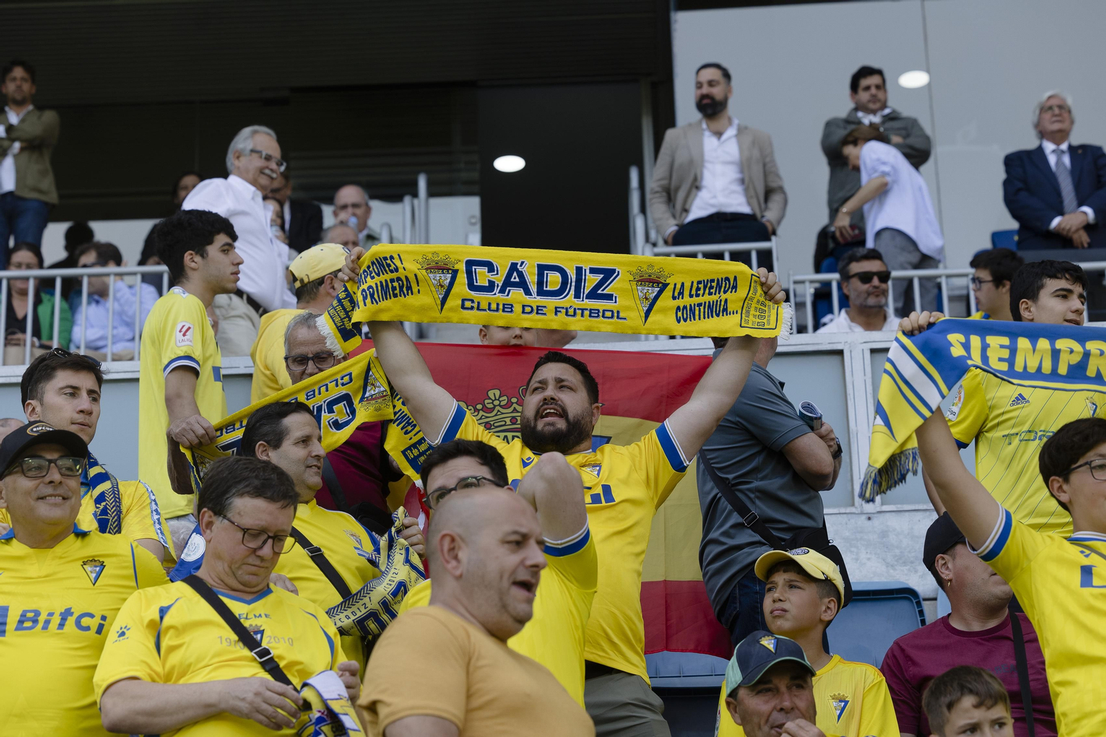 Las imágenes del partido entre el Cádiz C.F y el Getafe