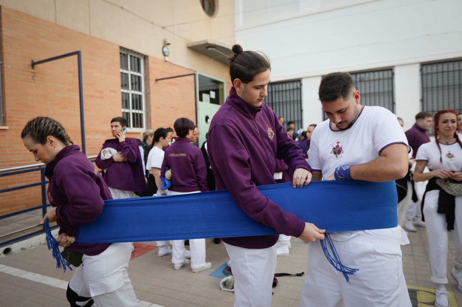 La procesión del Encuentro, en imágenes